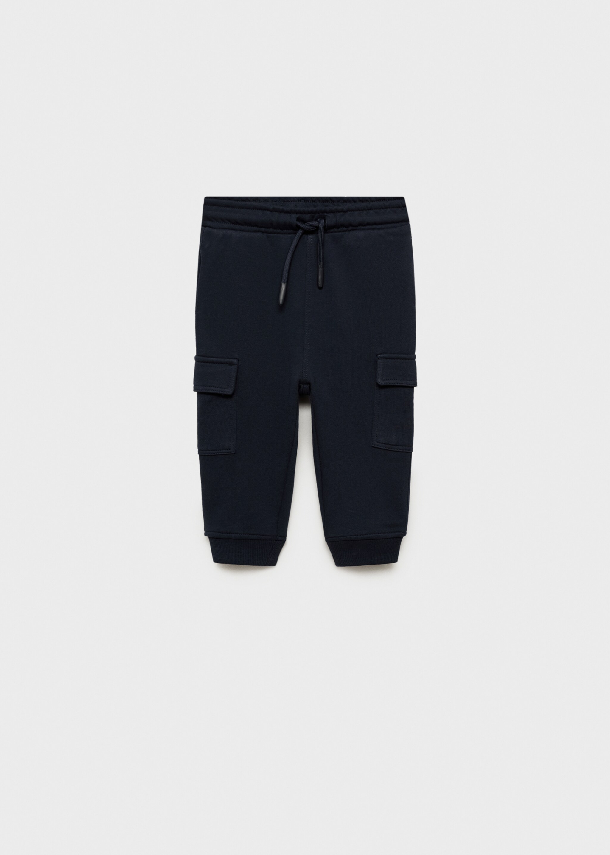 Pantalon jogger cargo - Article sans modèle, Bleu marine foncé. Ref: 87071048-00.