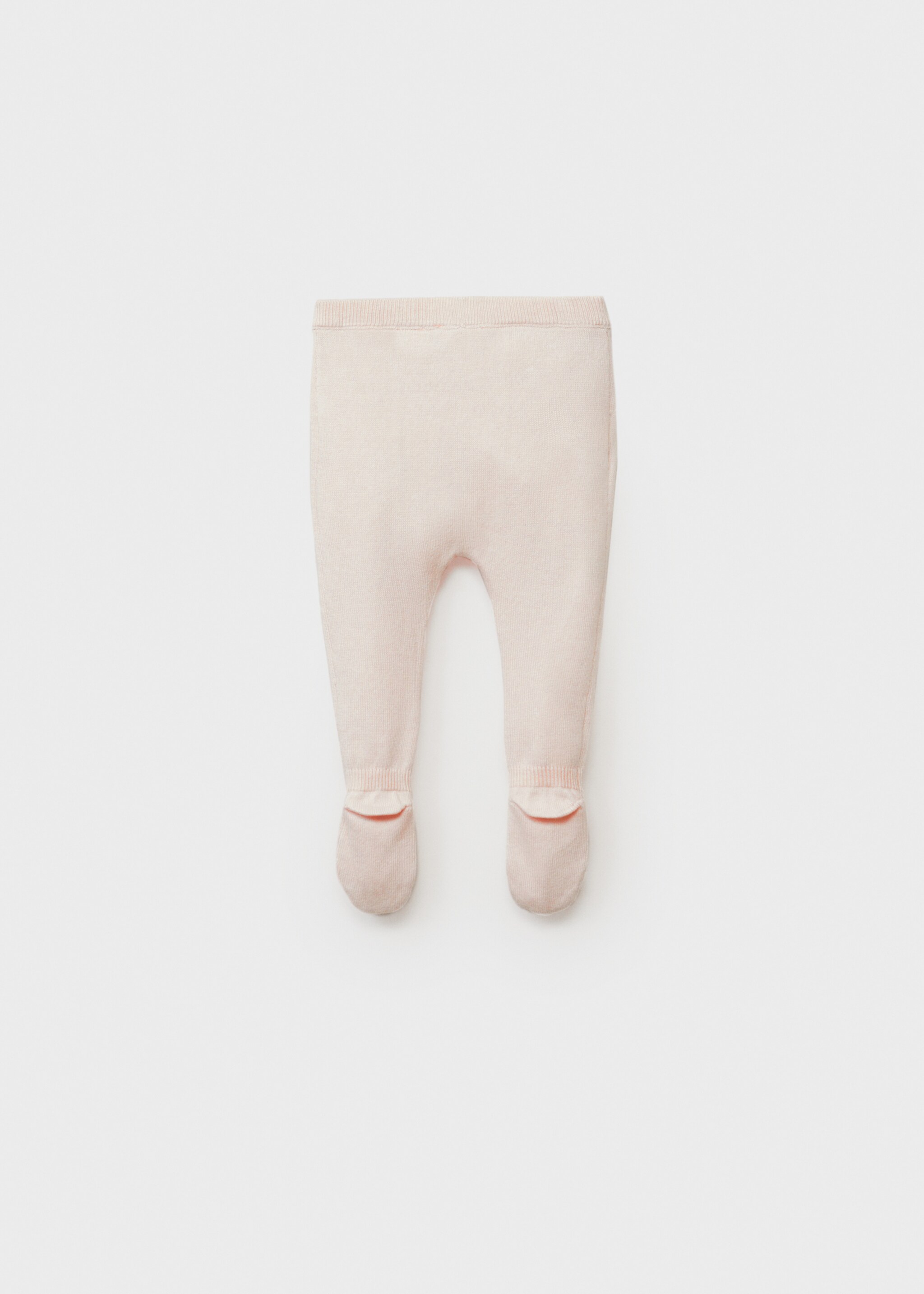 Παντελονάκι πλέξη βαμβάκι - Πίσω όψη προϊόντος, Ροζ. Ref: 87071050-00.