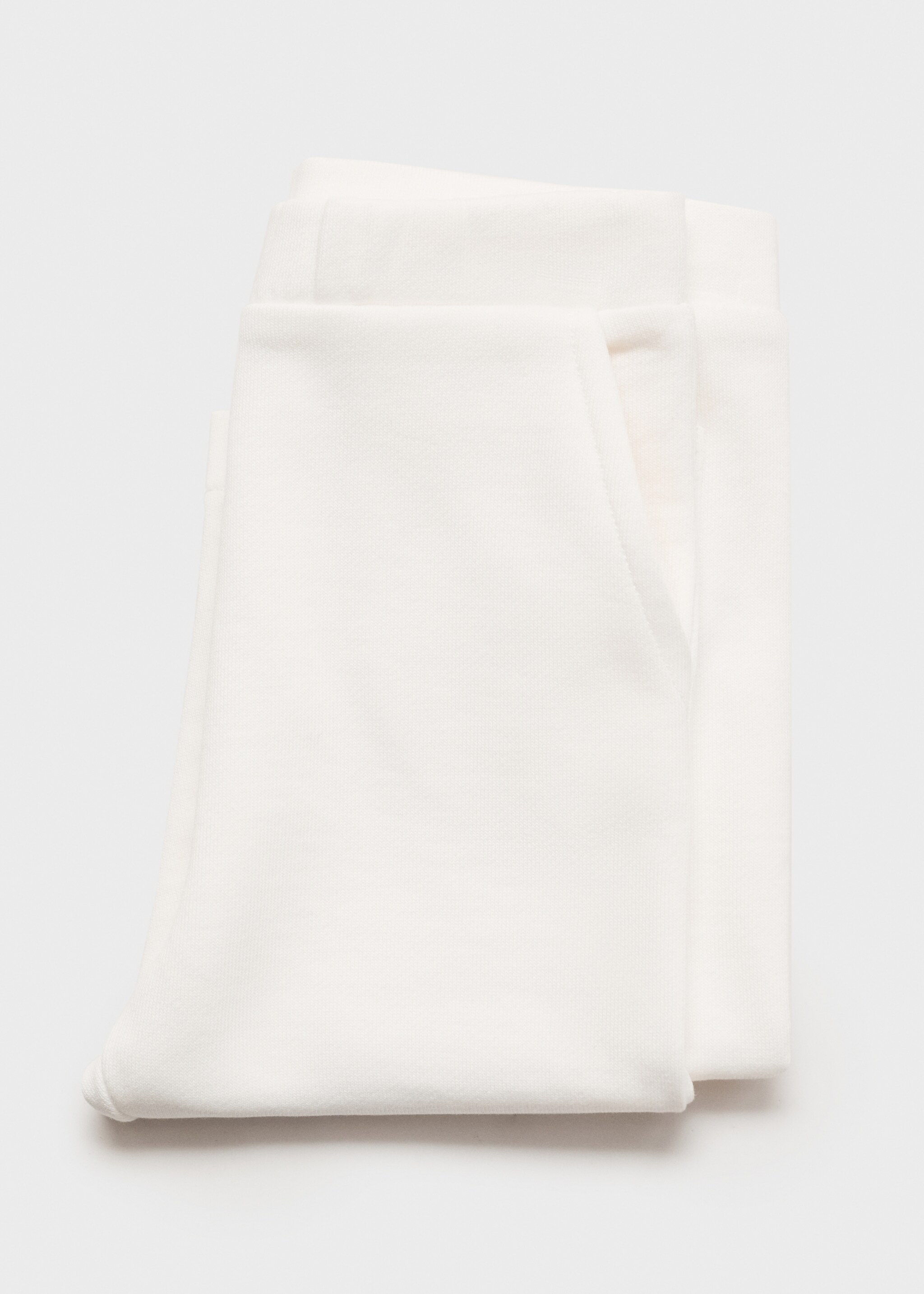 Pantalón jogger punto - Detalle del artículo 0, Blanco roto. Ref: 87071052-00.