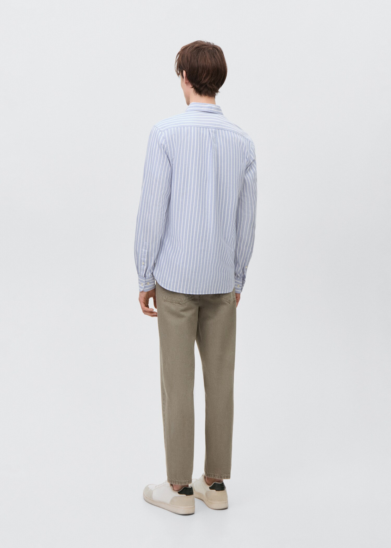 Striped Oxford shirt - Reverse of the article