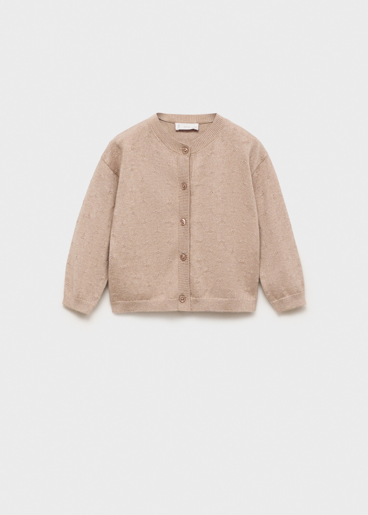 Button knit cardigan - Article without model
