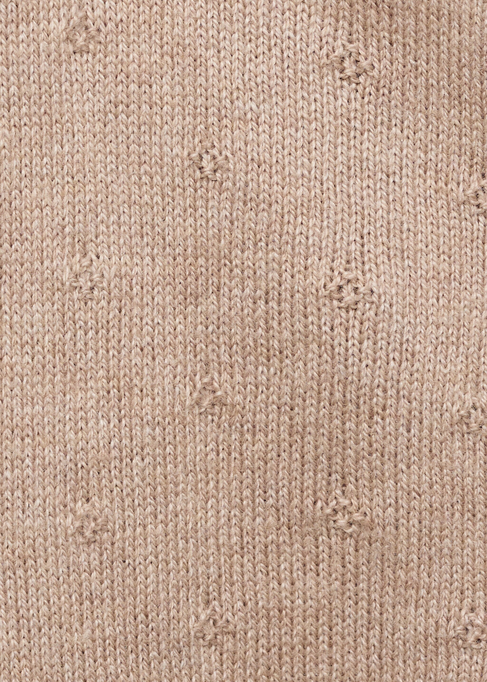 Button knit cardigan - Details of the article 0, Sand. Ref: 87071055-00.