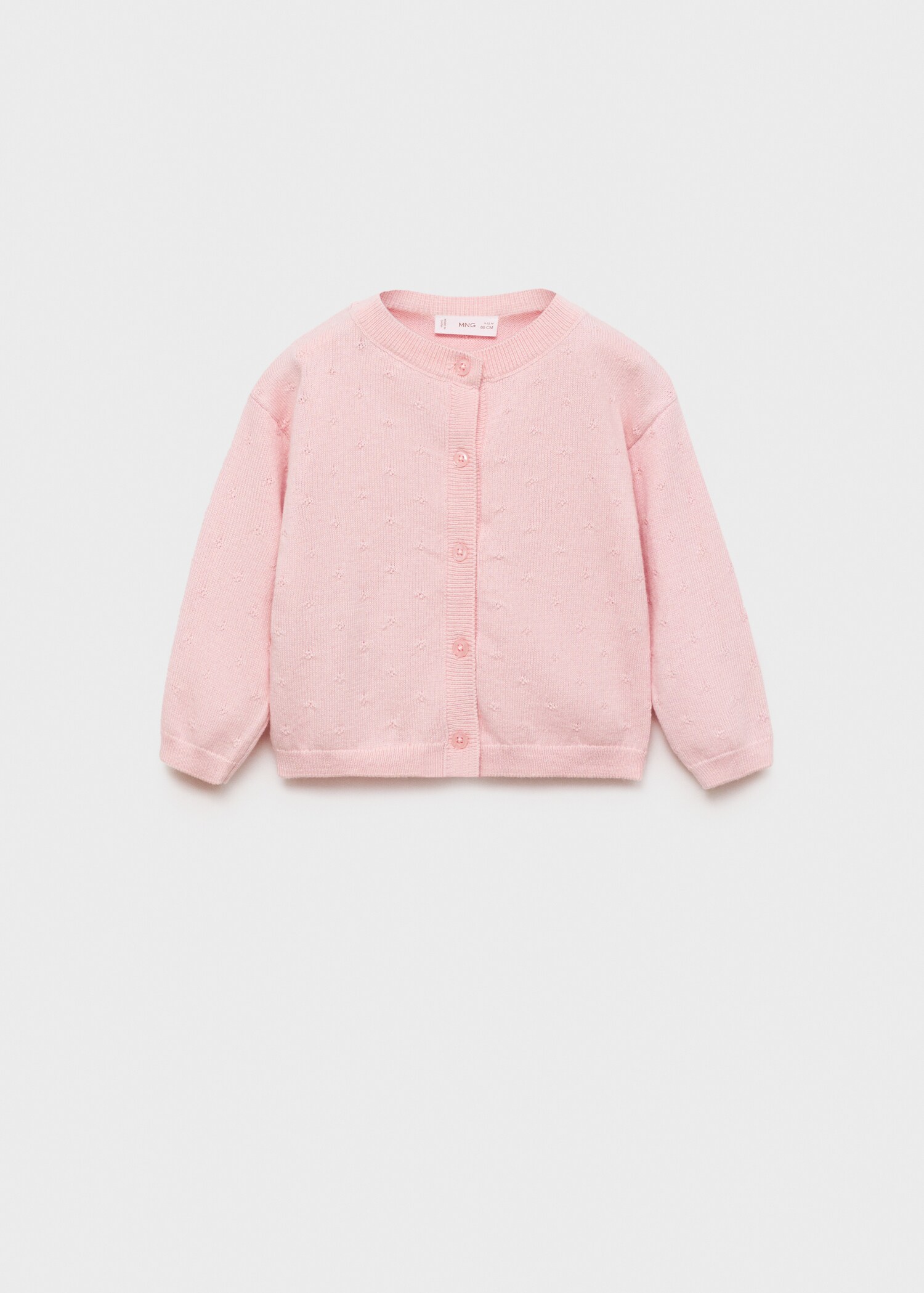 Button knit cardigan - Article without model