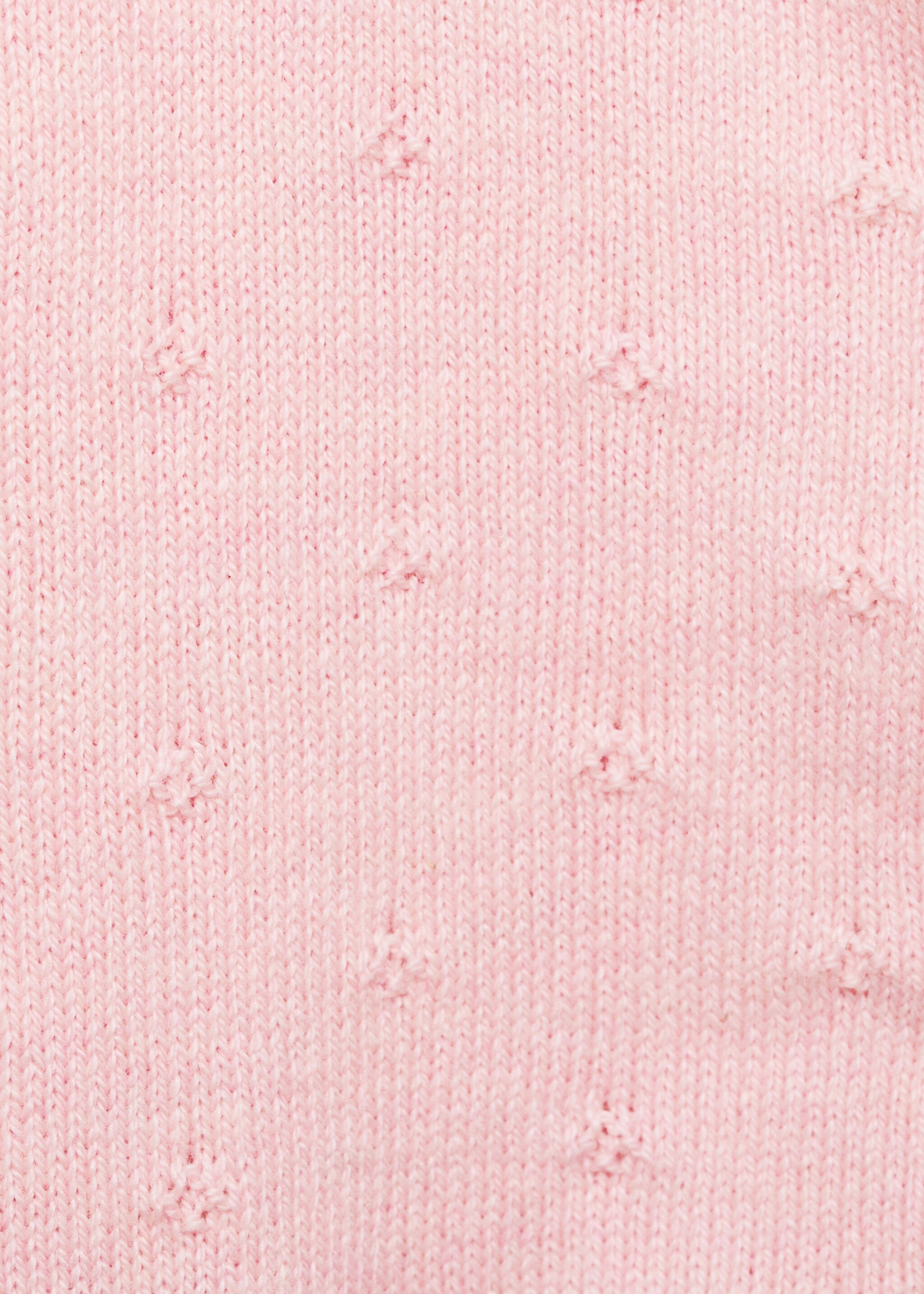 Button knit cardigan - Details of the article 0, Pastel Pink. Ref: 87071055-00.