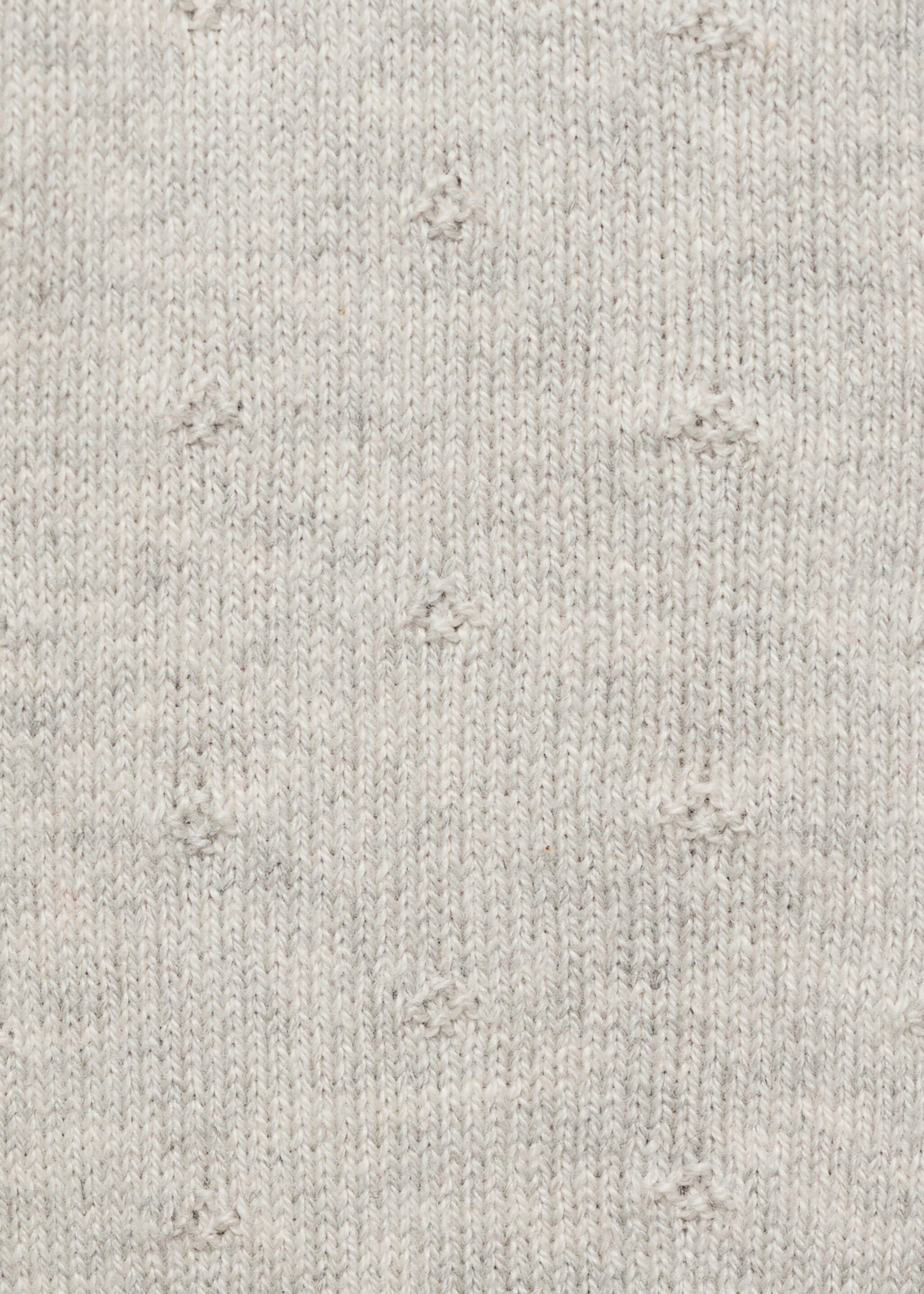 Button knit cardigan - Details of the article 0, Light Heather Grey. Ref: 87071055-00.