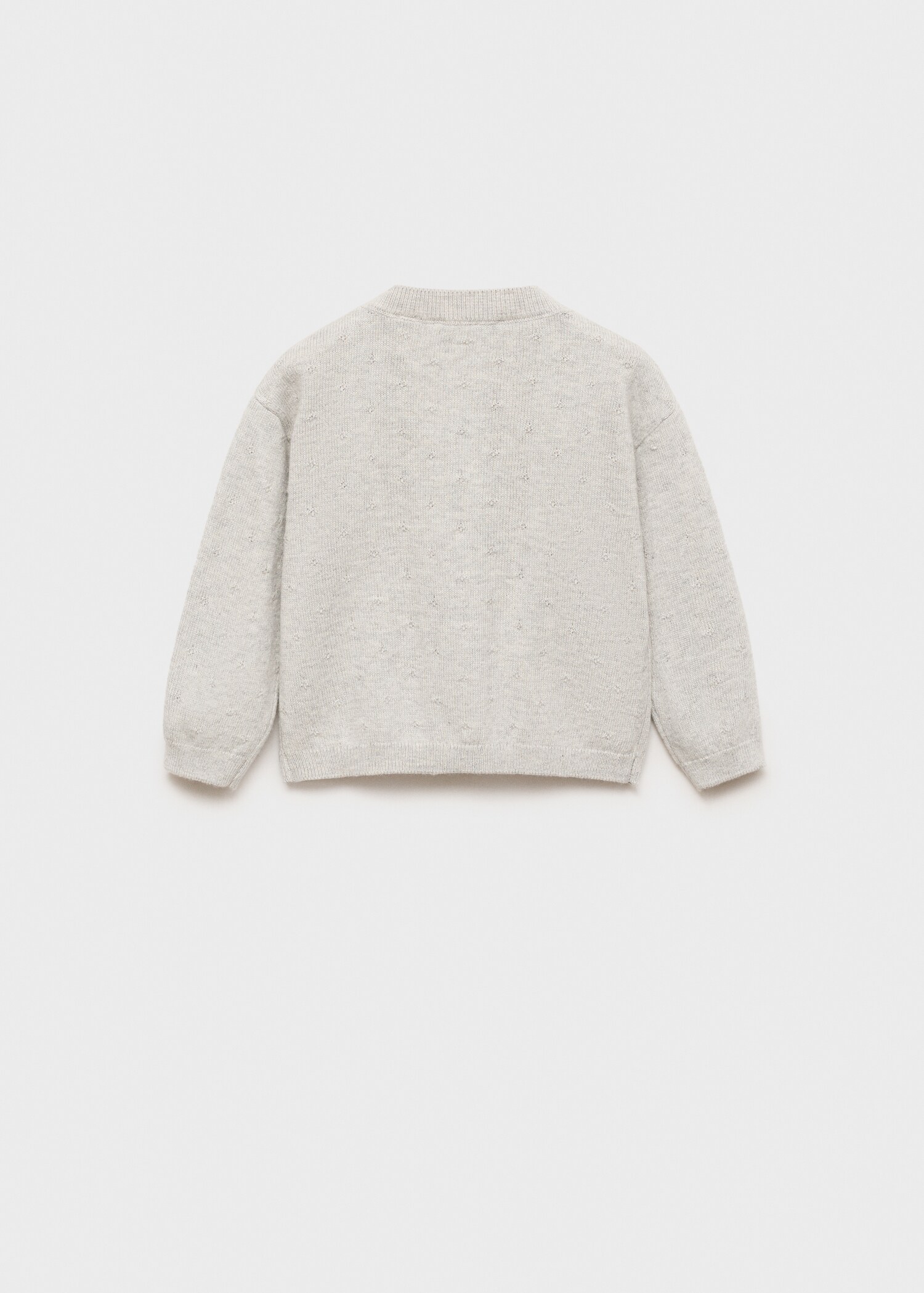 Button knit cardigan - Reverse of the article