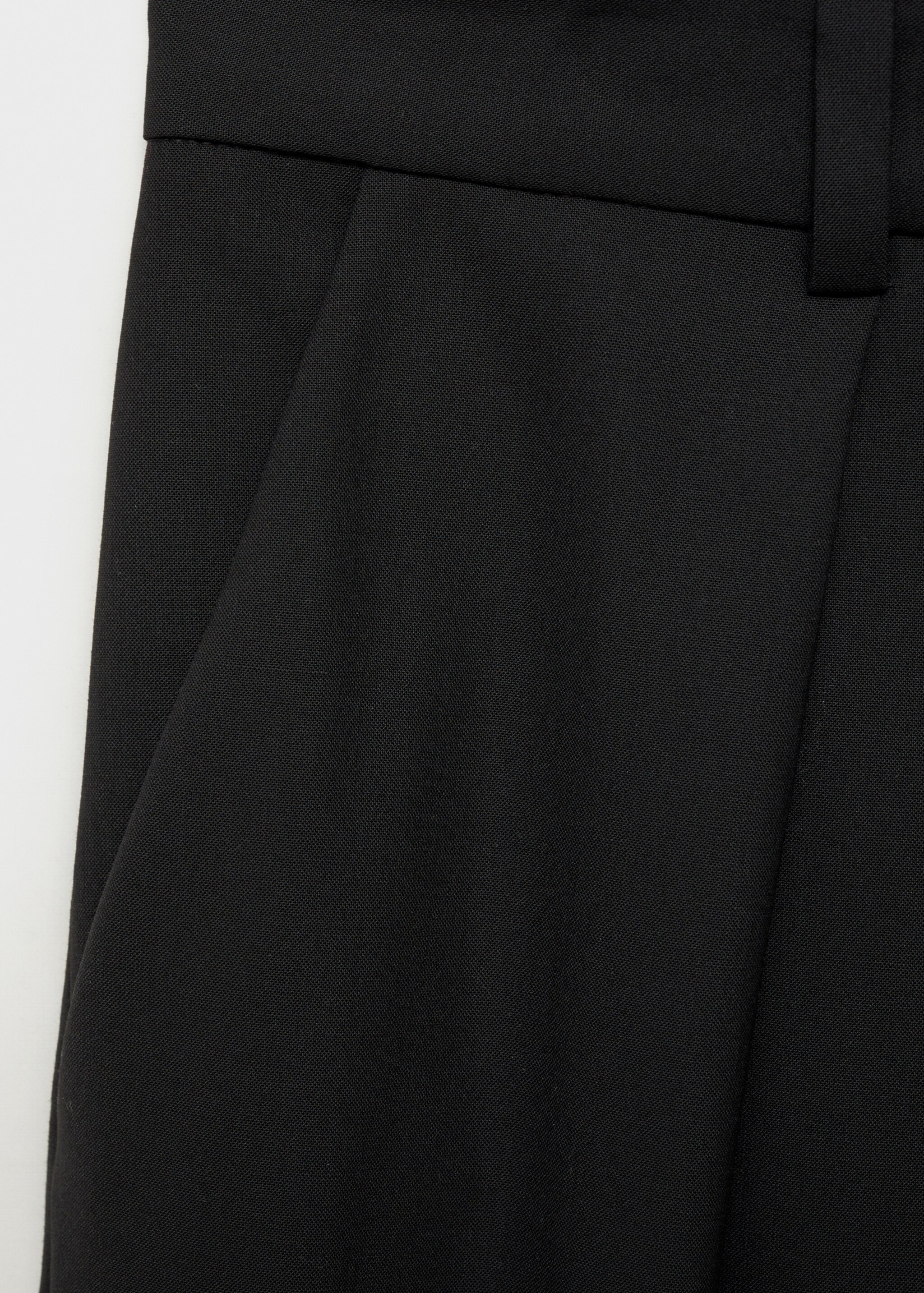 Rovné kalhoty se záševky - Detail zboží 8, Šedá antracit. Ref: 87071056-00.