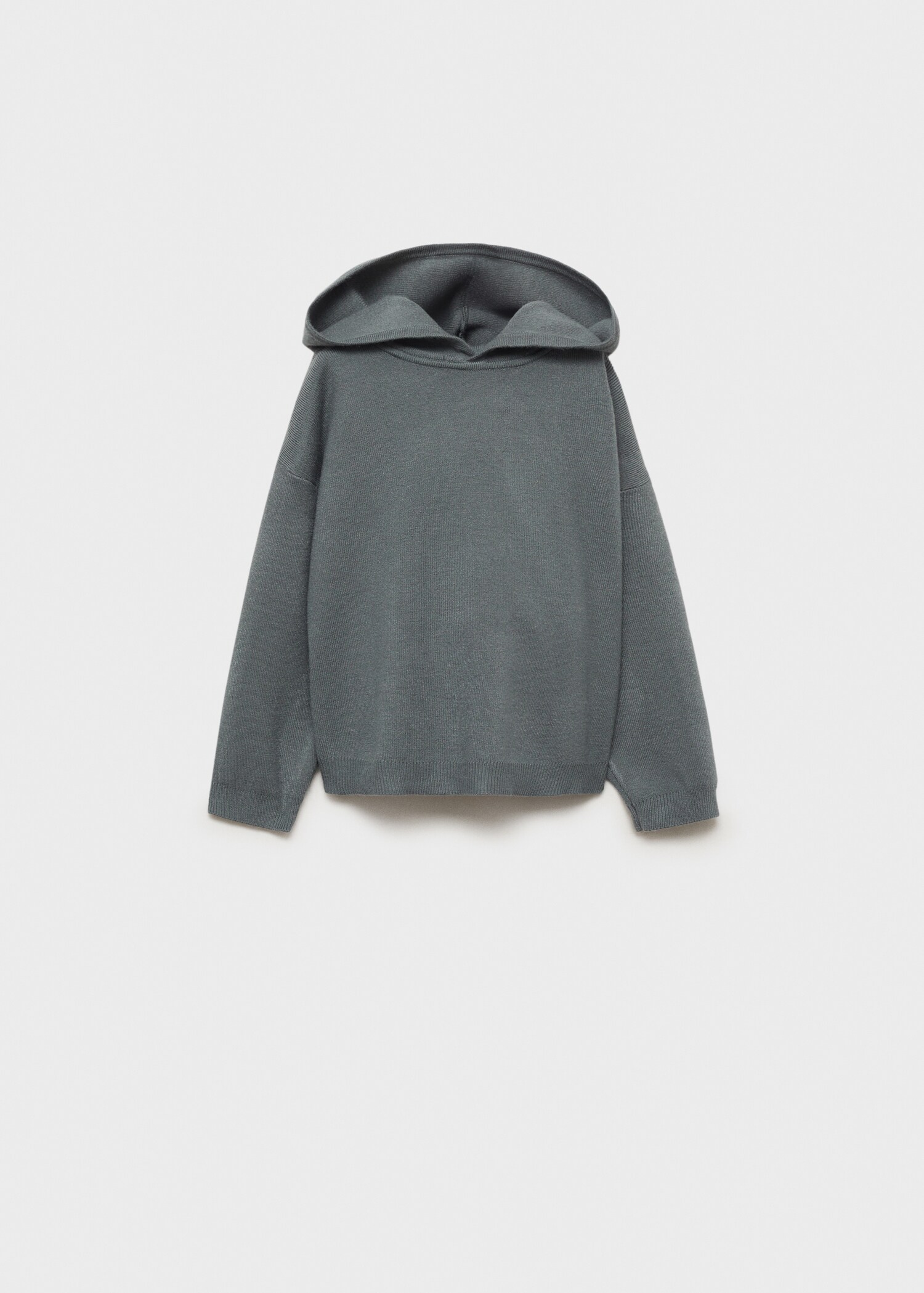 Hooded knit sweater - Article without model