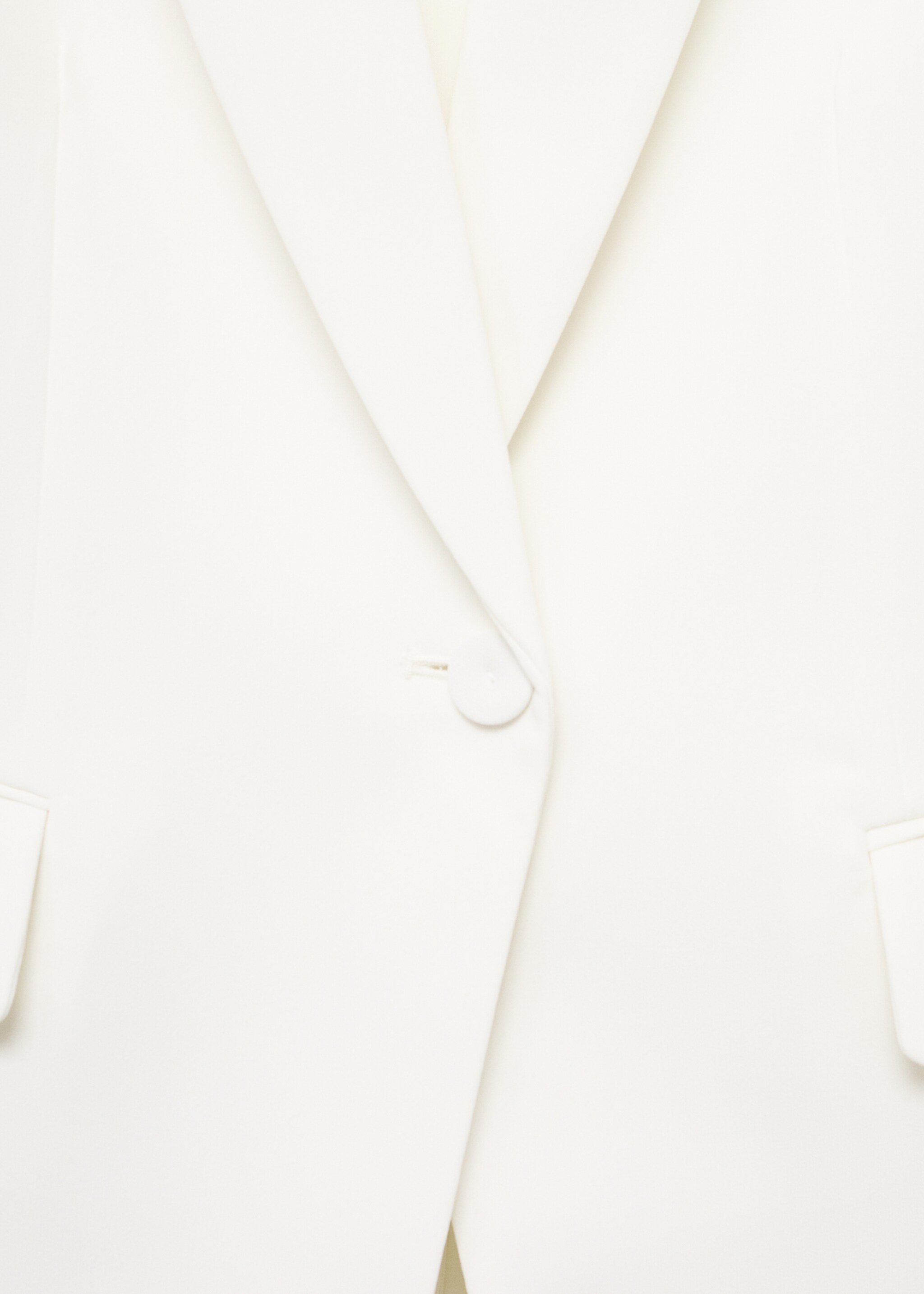 Σακάκι κοστουμιού με δομή - Λεπτομέρεια του προϊόντος 0, Υπόλευκο. Ref: 87071518-00.