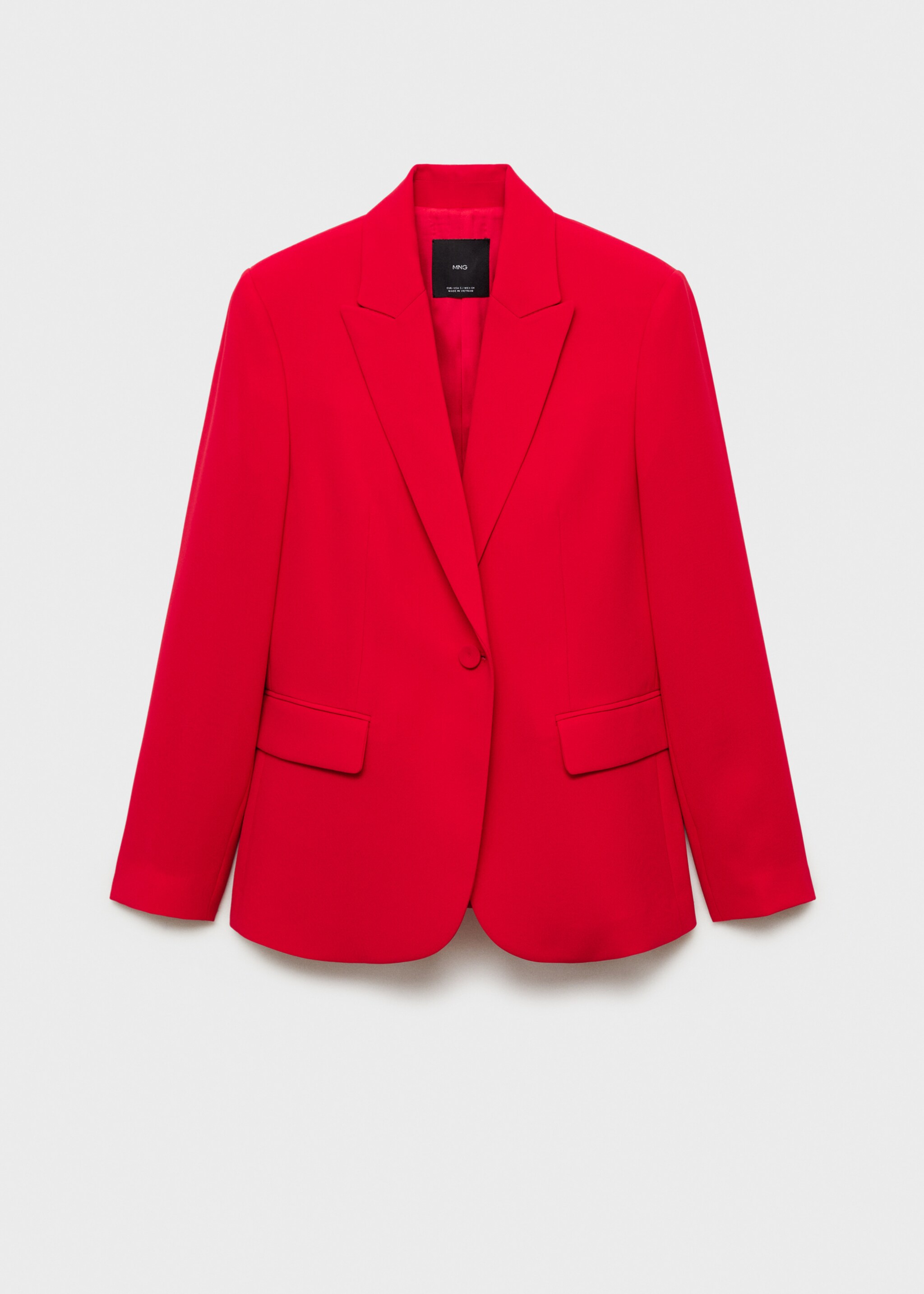 Σακάκι κοστουμιού με δομή - Προϊόν χωρίς μοντέλο, Κόκκινο. Ref: 87071518-00.
