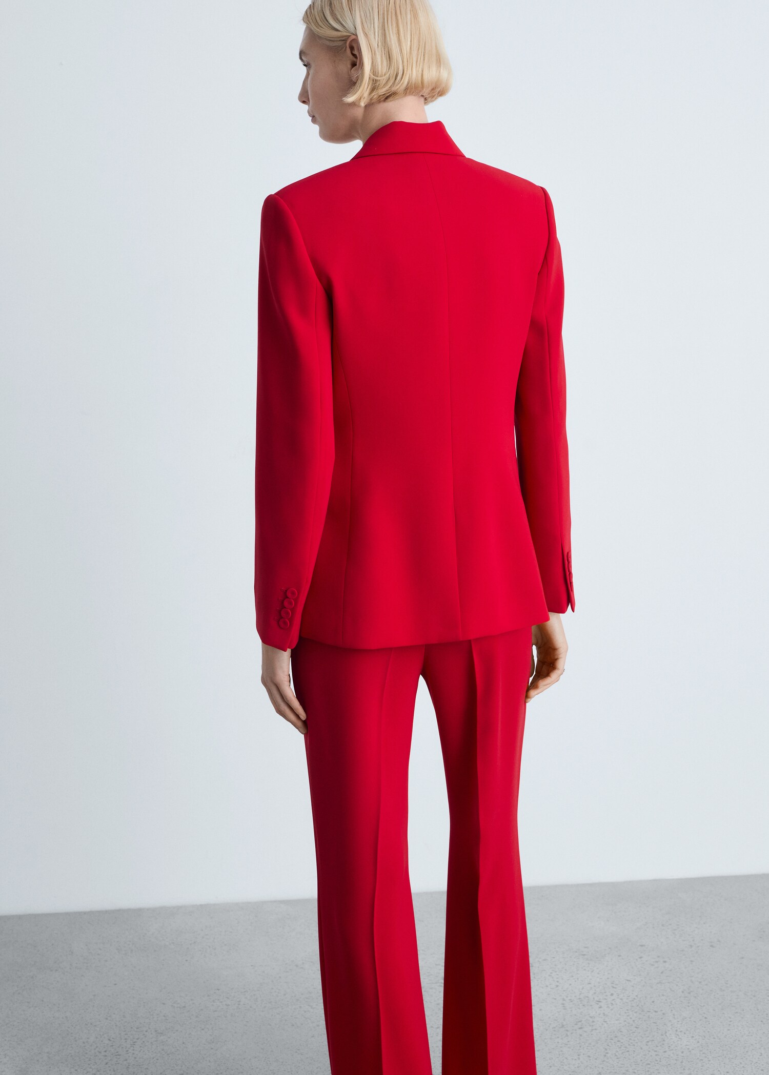 Structured suit blazer - Reverse of the article