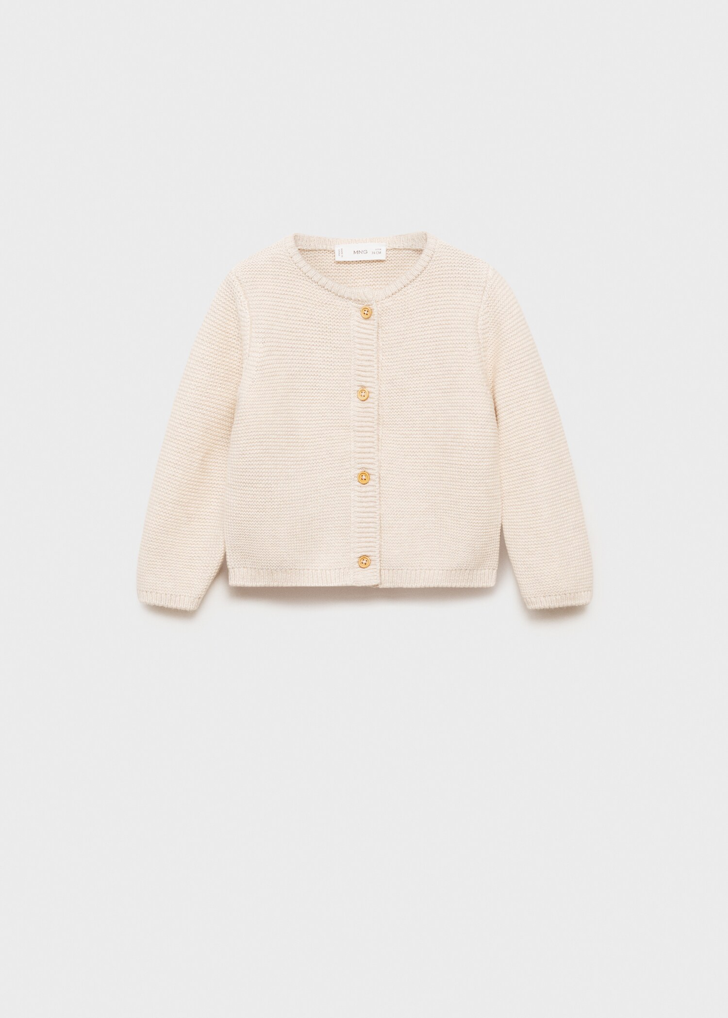 Button knit cardigan - Article without model