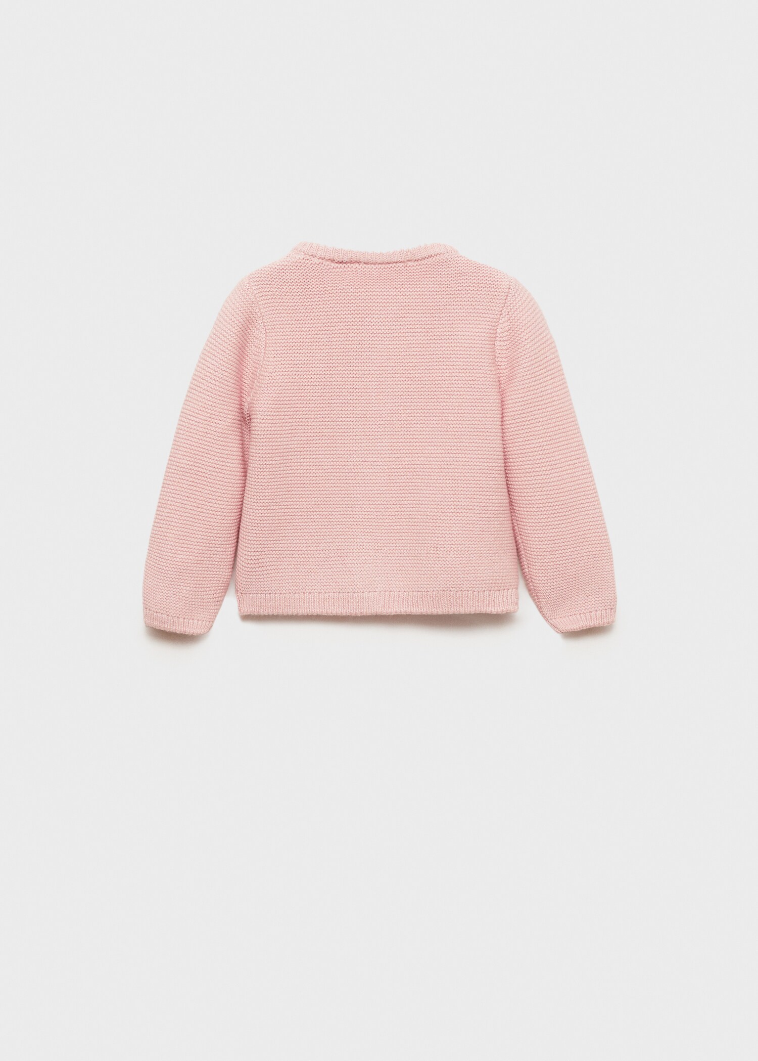 Button knit cardigan - Reverse of the article