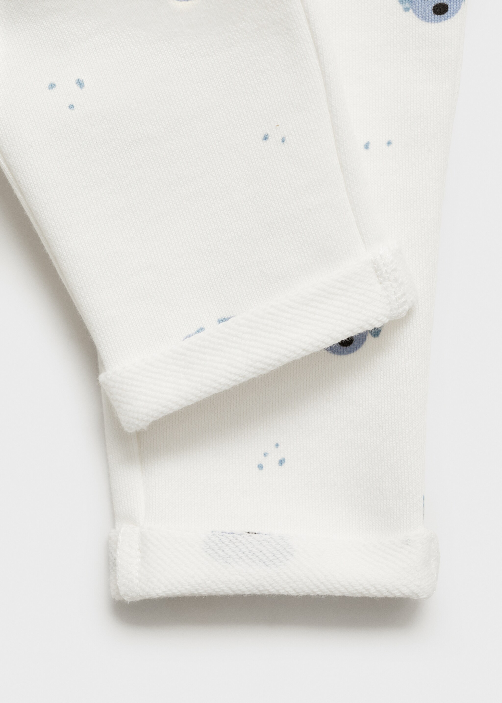 Gemusterte Jogger Pants - Detail des Artikels 0, Weiß. Ref: 87071522-00.