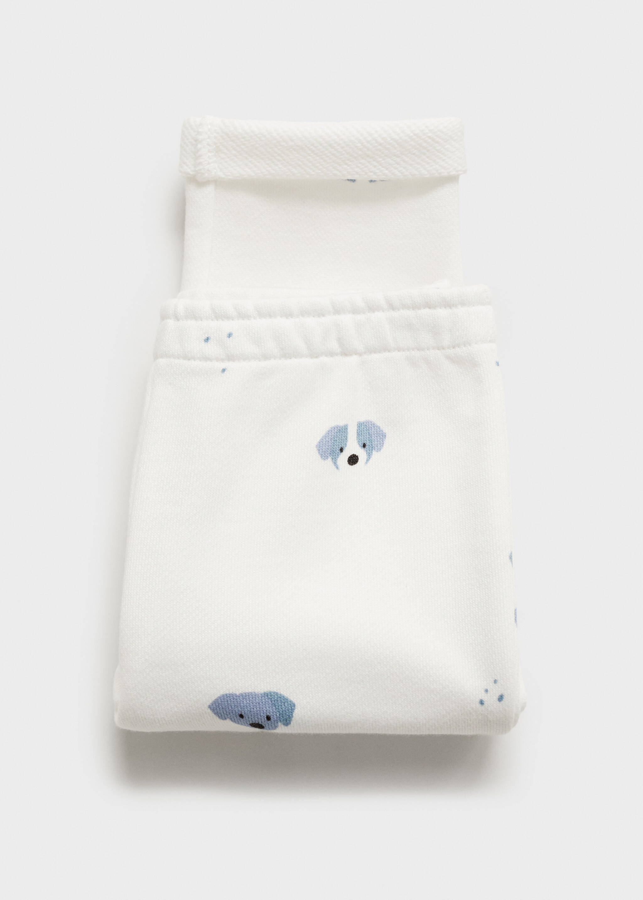 Gemusterte Jogger Pants - Detail des Artikels 8, Weiß. Ref: 87071522-00.