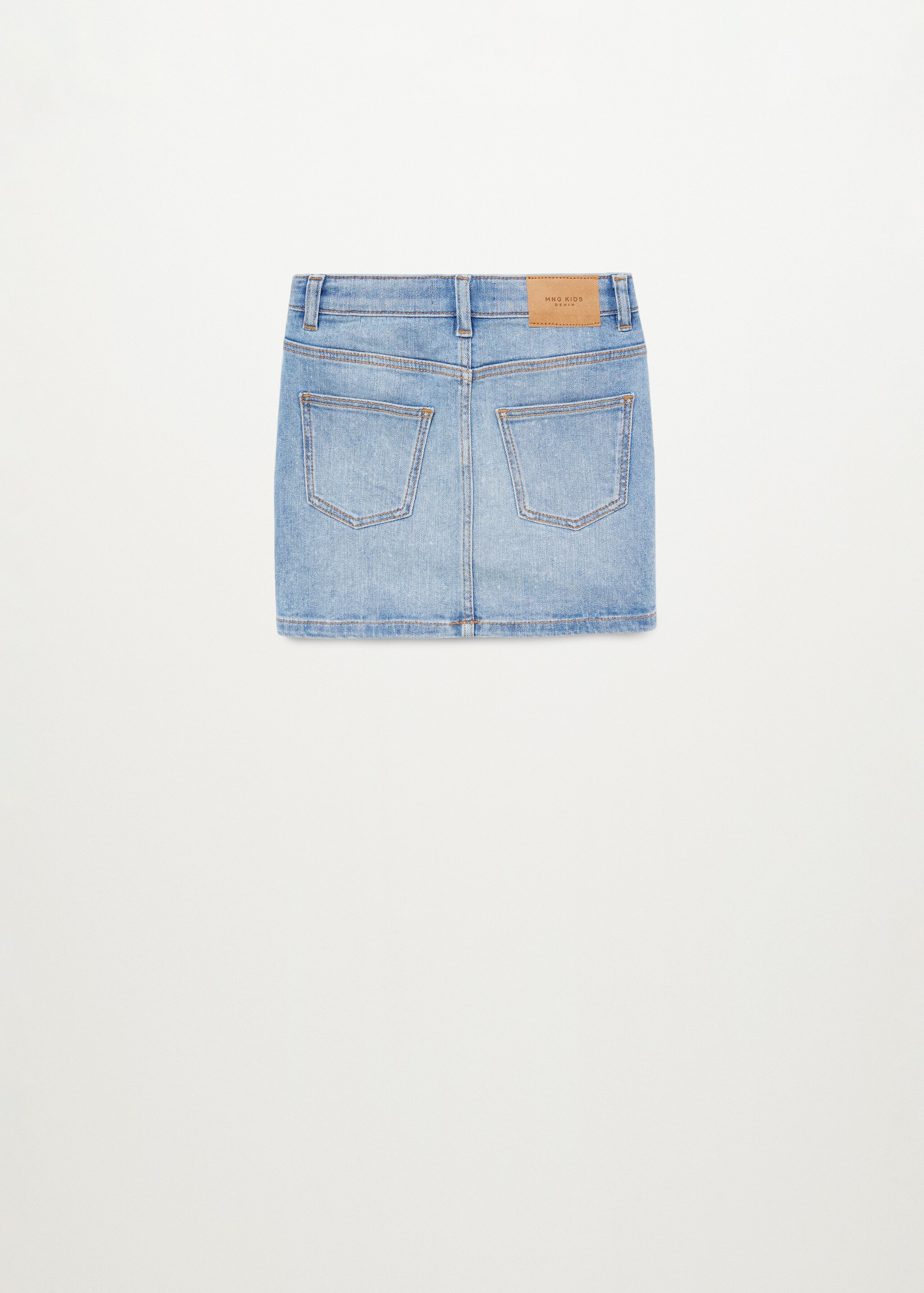 Falda denim claro - Reverso del artículo