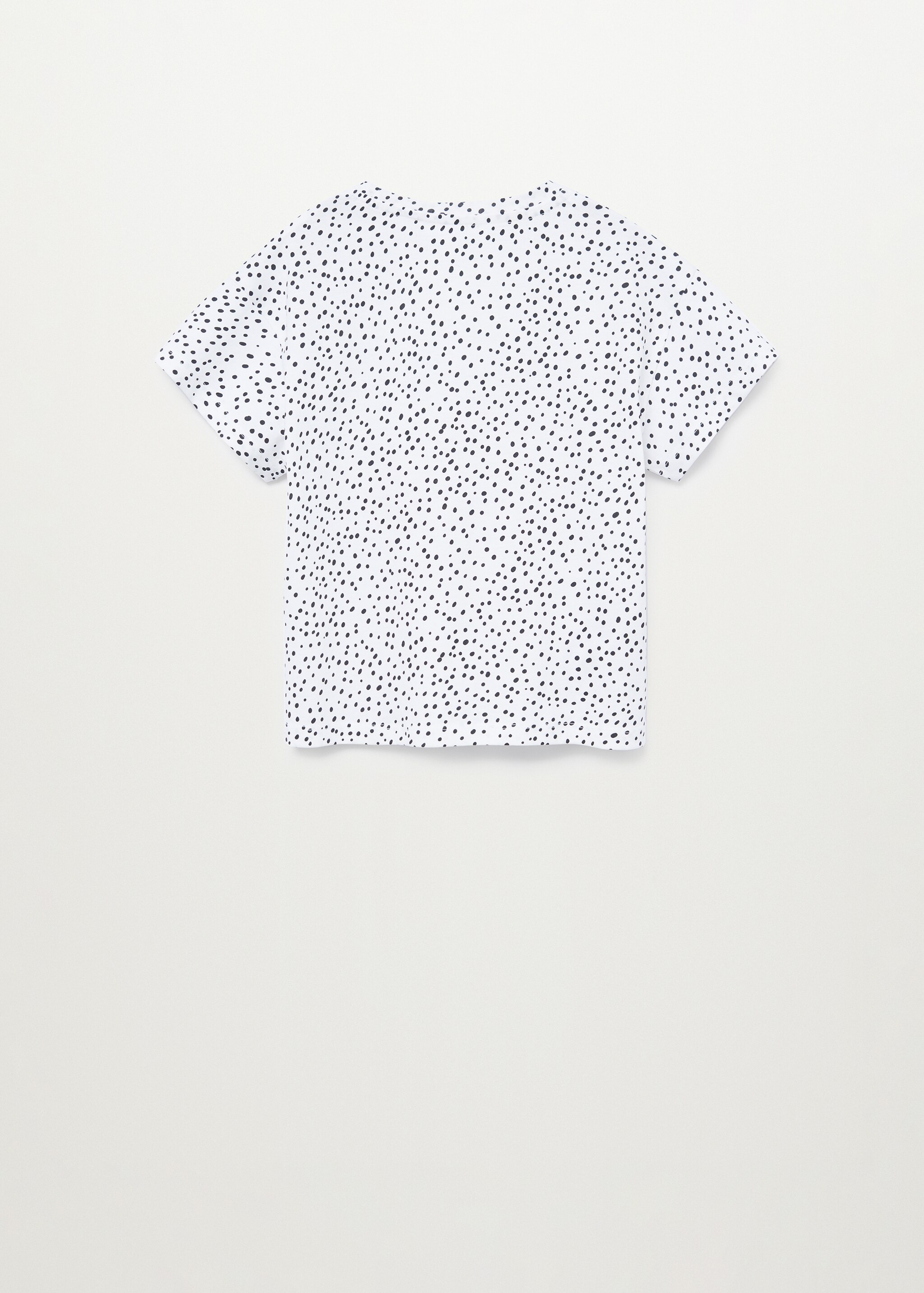 Camiseta estampada mensaje - Reverso del artículo