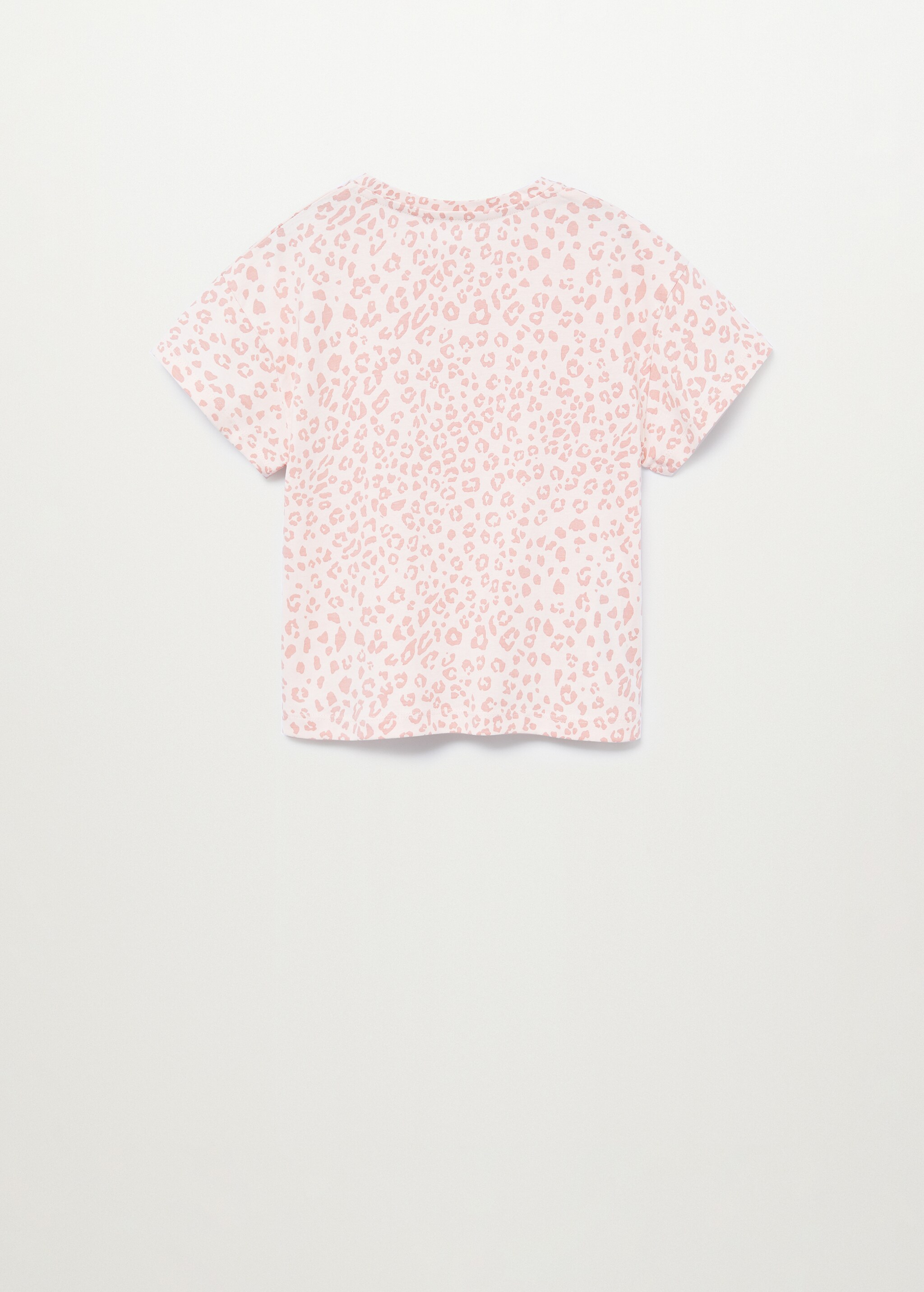Camiseta estampada mensaje - Reverso del artículo