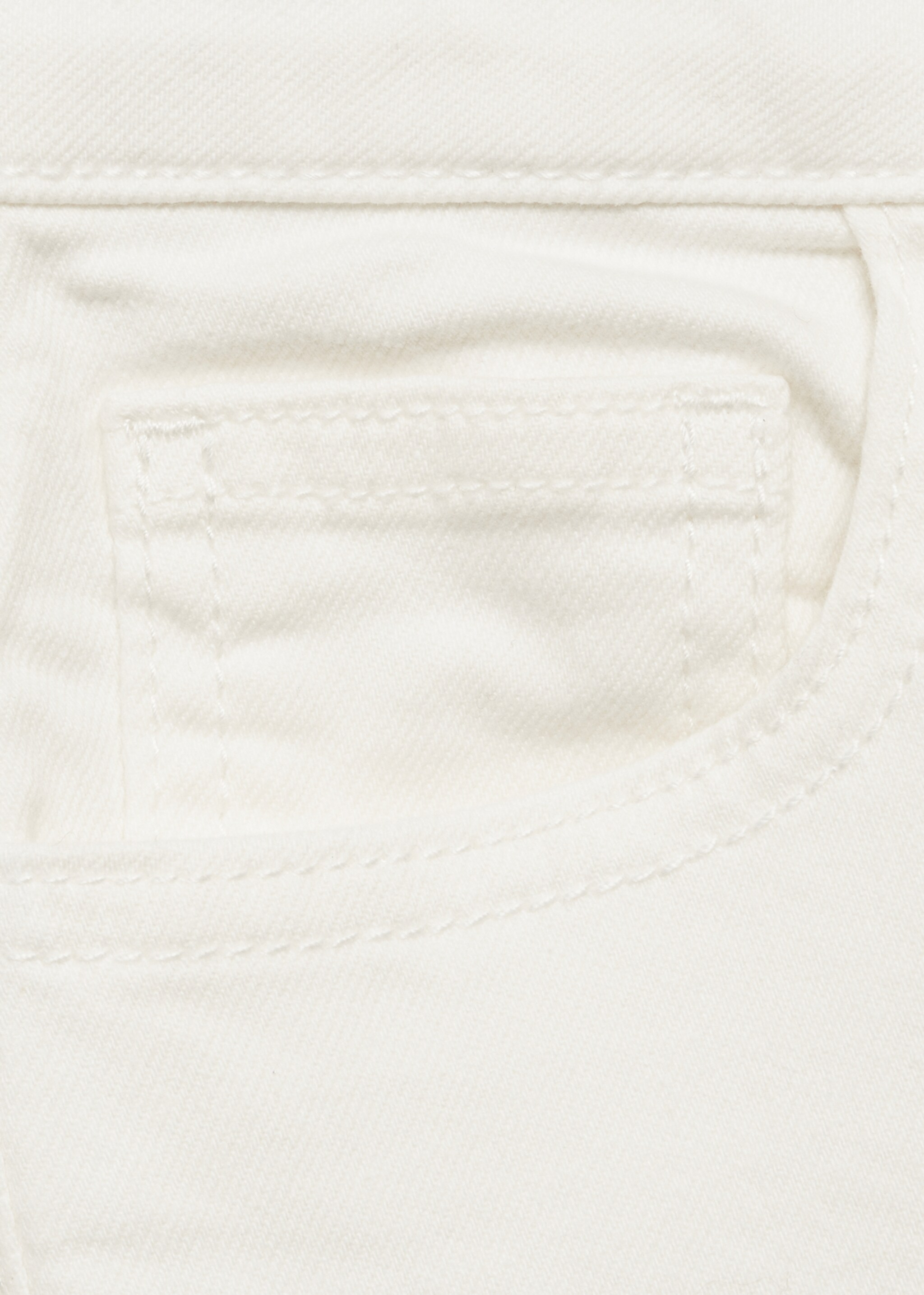 Slim-fit jeans - Details of the article 8, White. Ref: 87072533-00.