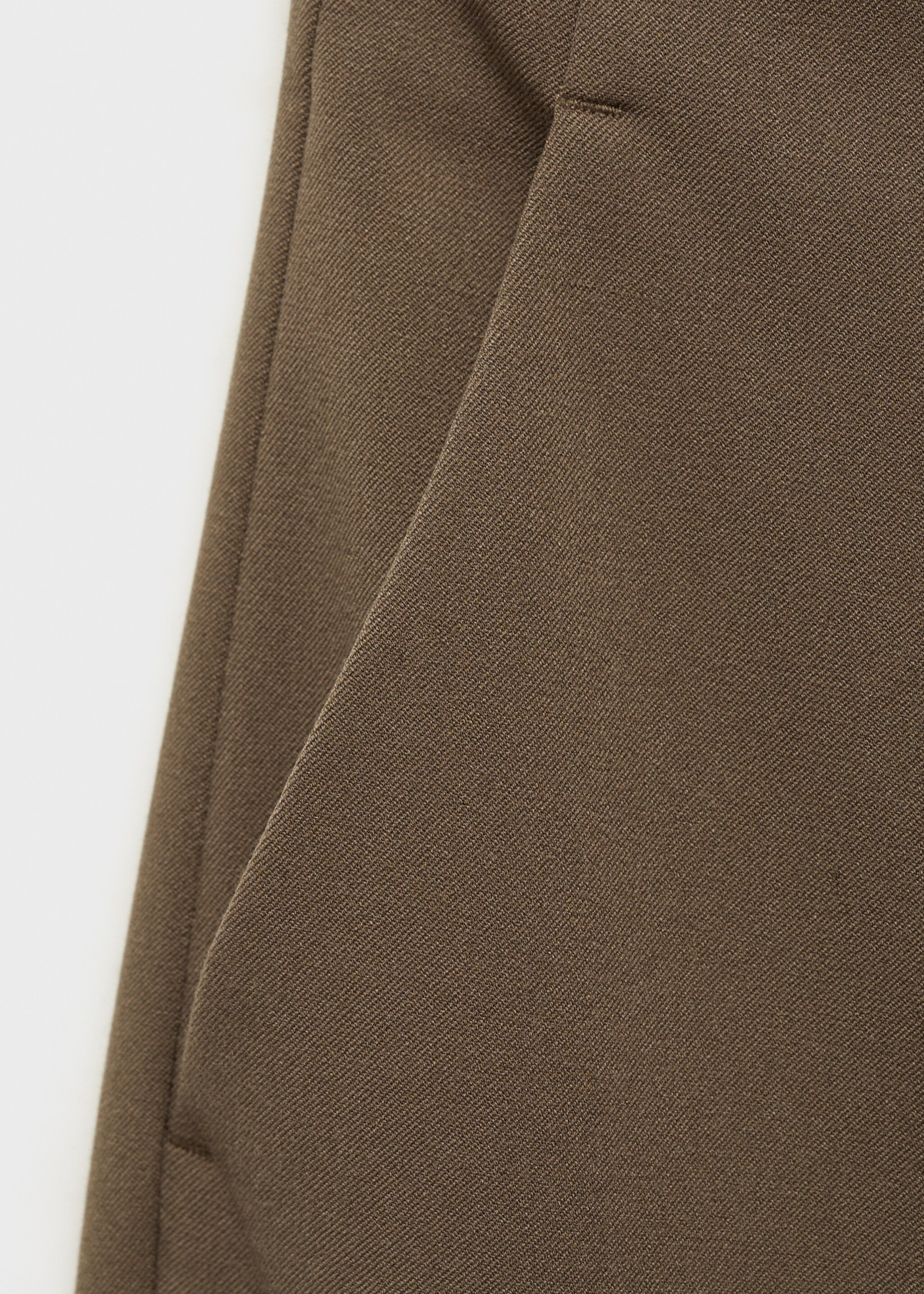 Mid-rise flare trousers - Details of the article 0, Medium Brown. Ref: 87072537-00.