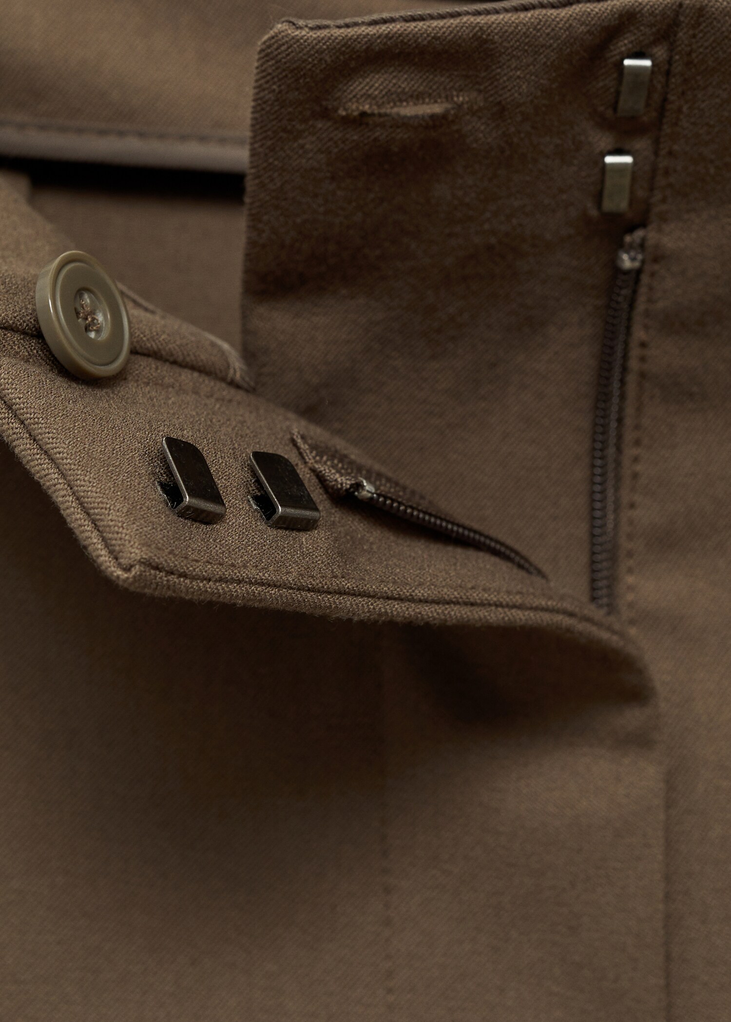 Mid-rise flare trousers - Details of the article 8