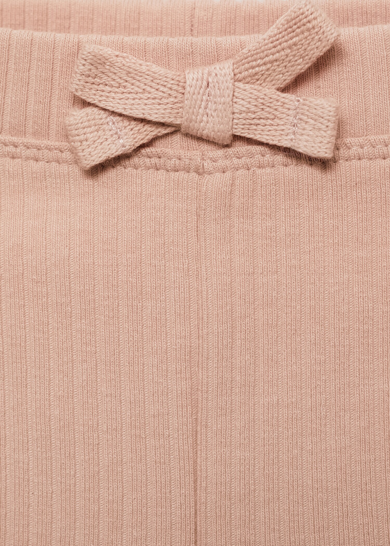 Ribbed bow leggings - Details of the article 8
