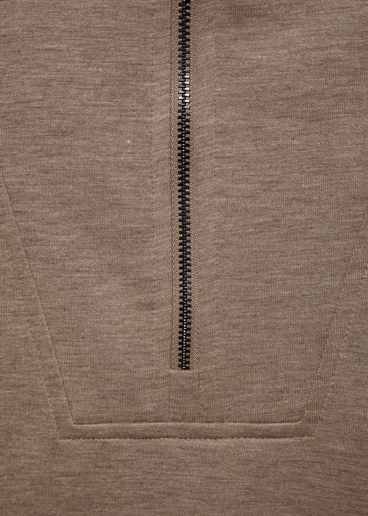 Regular-fit zip-neck sweatshirt - Details of the article 0