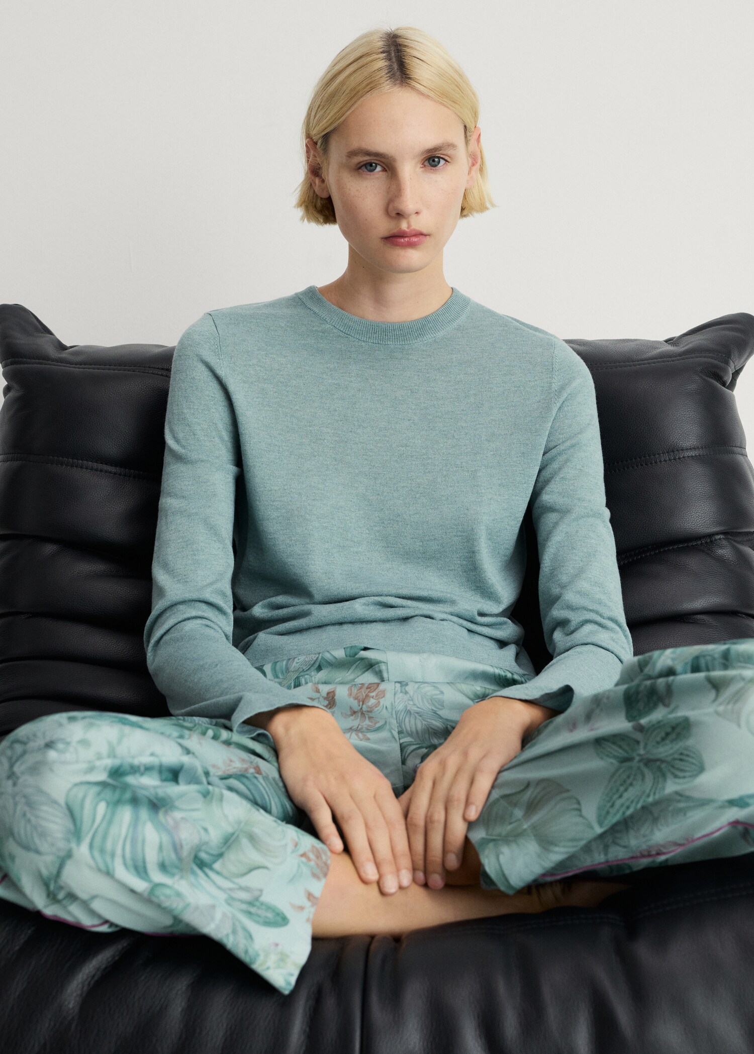 Ribbed knit tank top - Details of the article 2