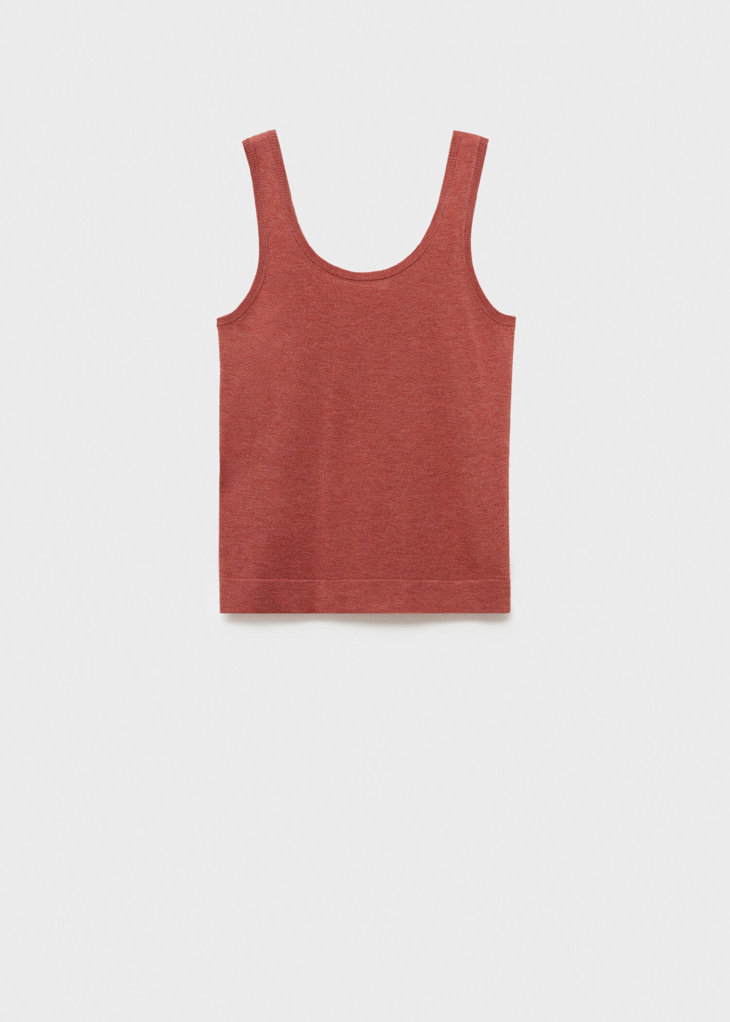 Ribbed knit tank top - Article without model