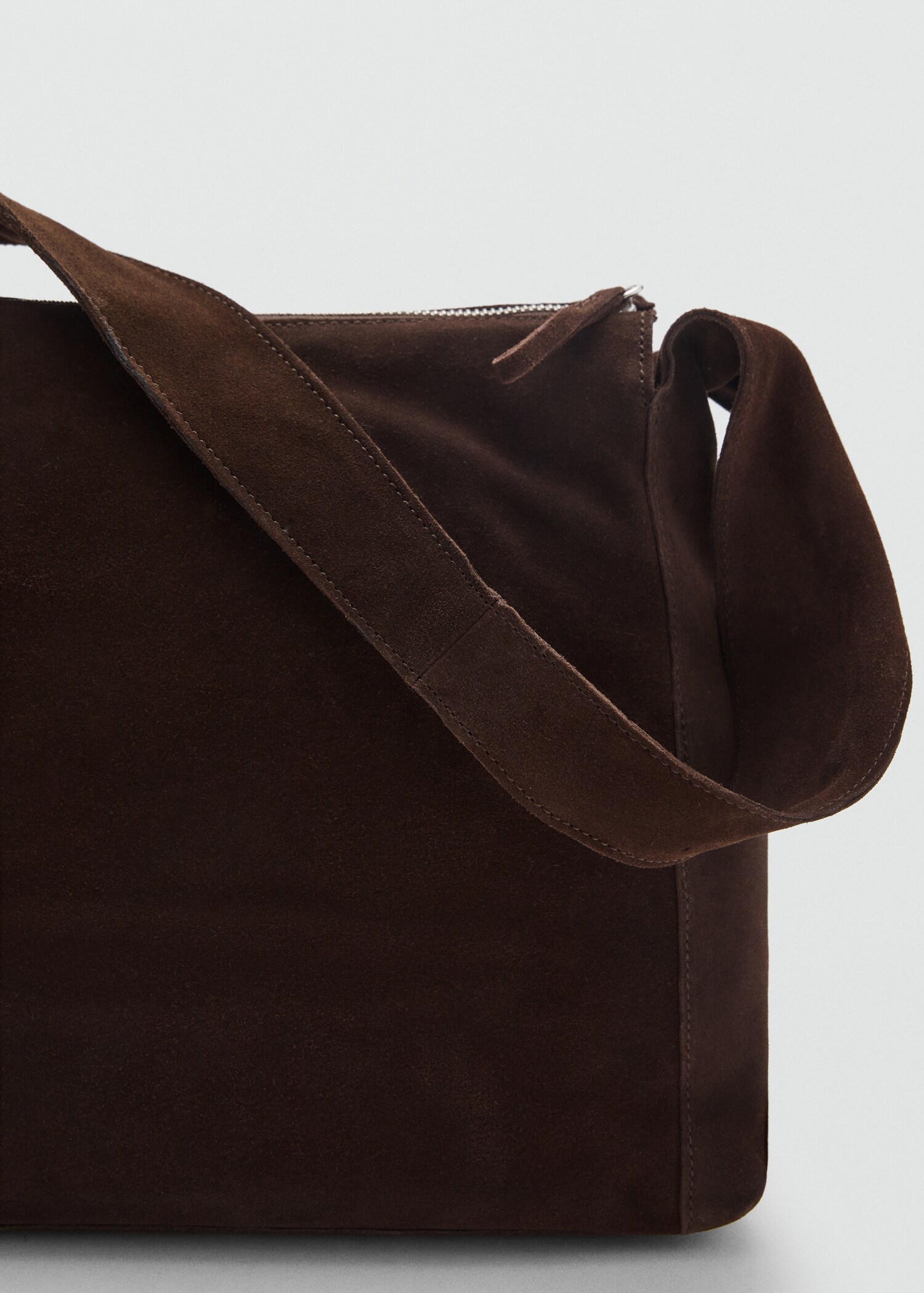 Suede shopper bag - Details of the article 3