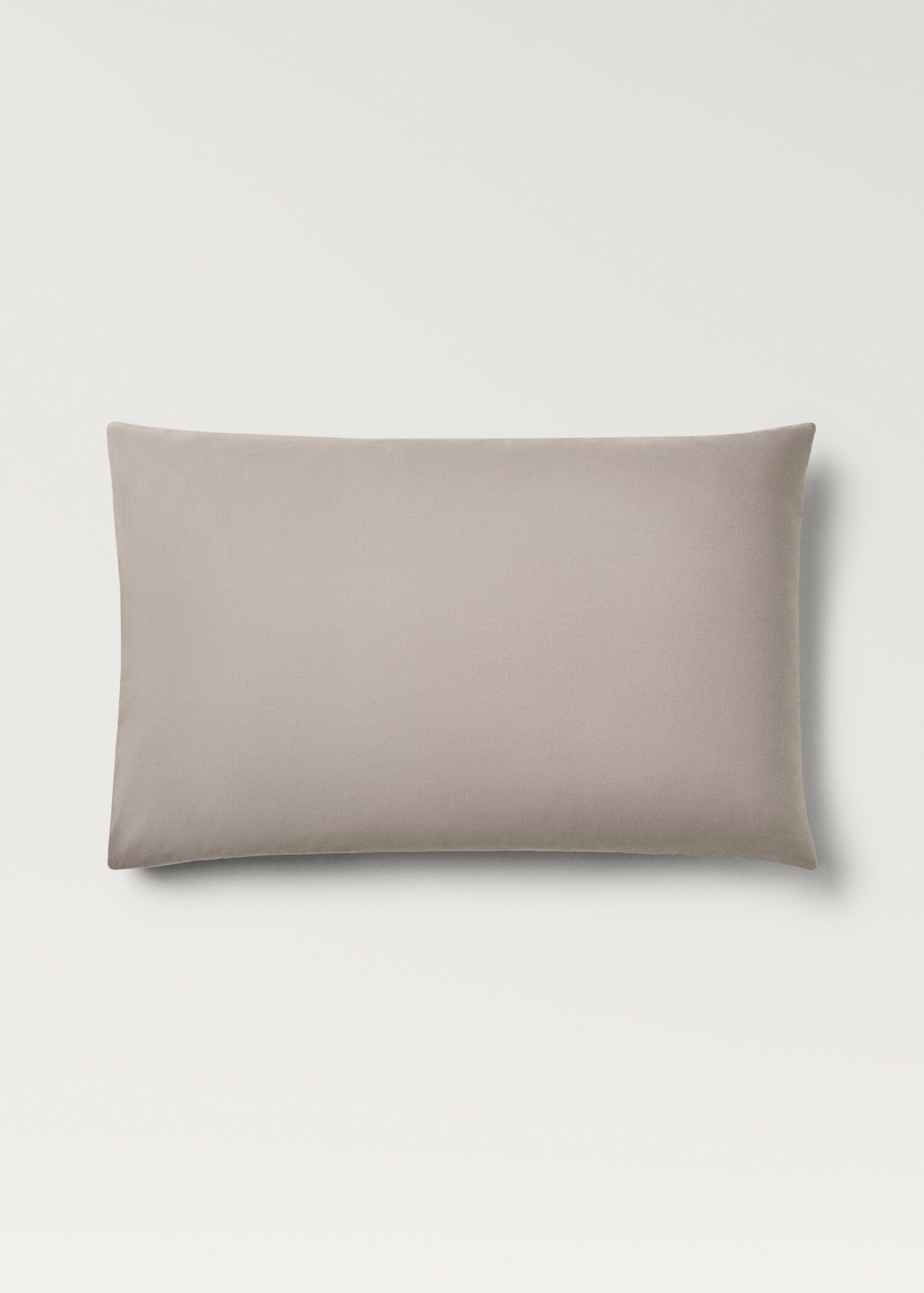 Two 500-thread count cotton percale pillowcases with rounded piping detail 50x75 cm - Article without model