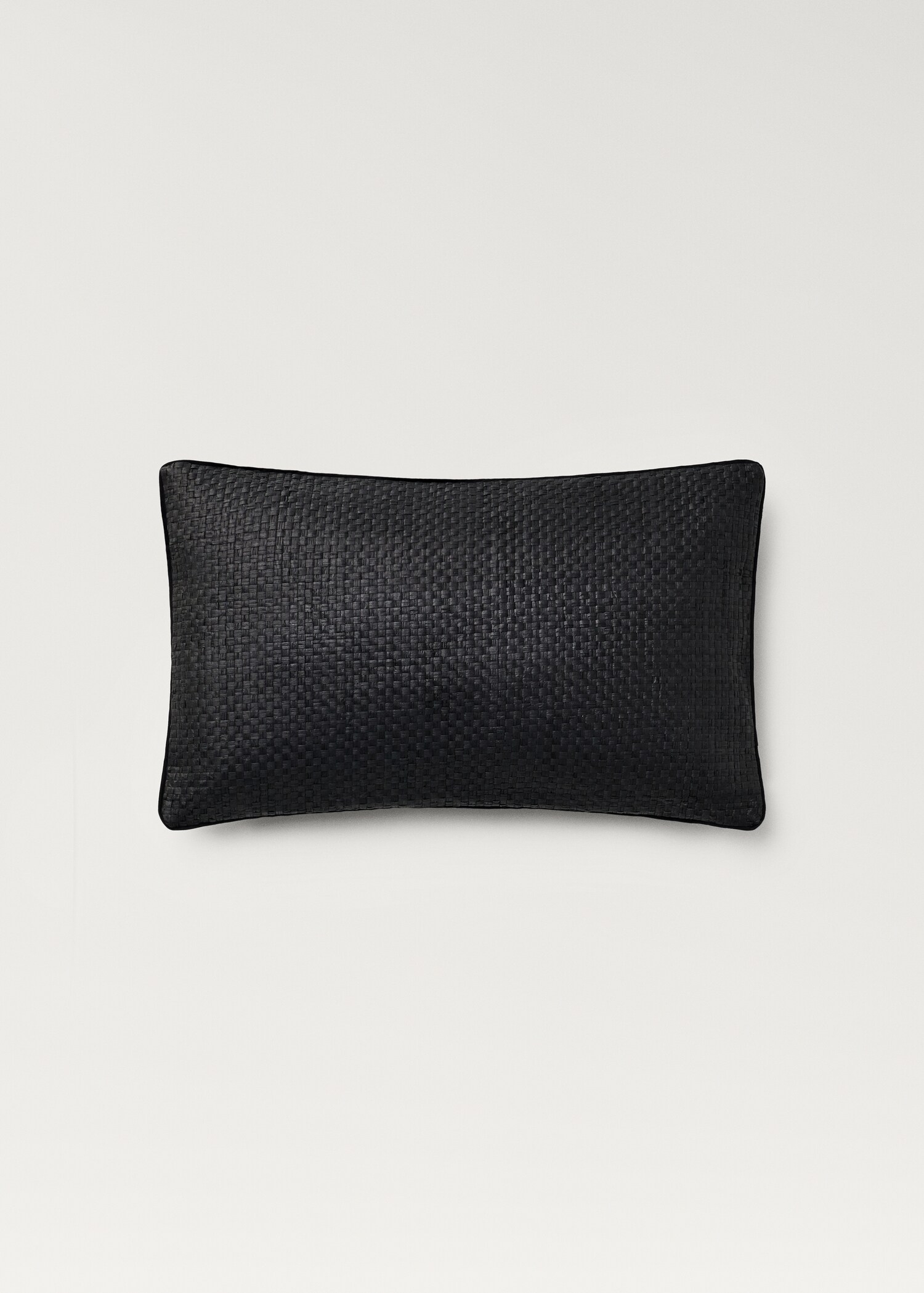 Paper braided cushion cover with trim 30x50 cm - Article without model