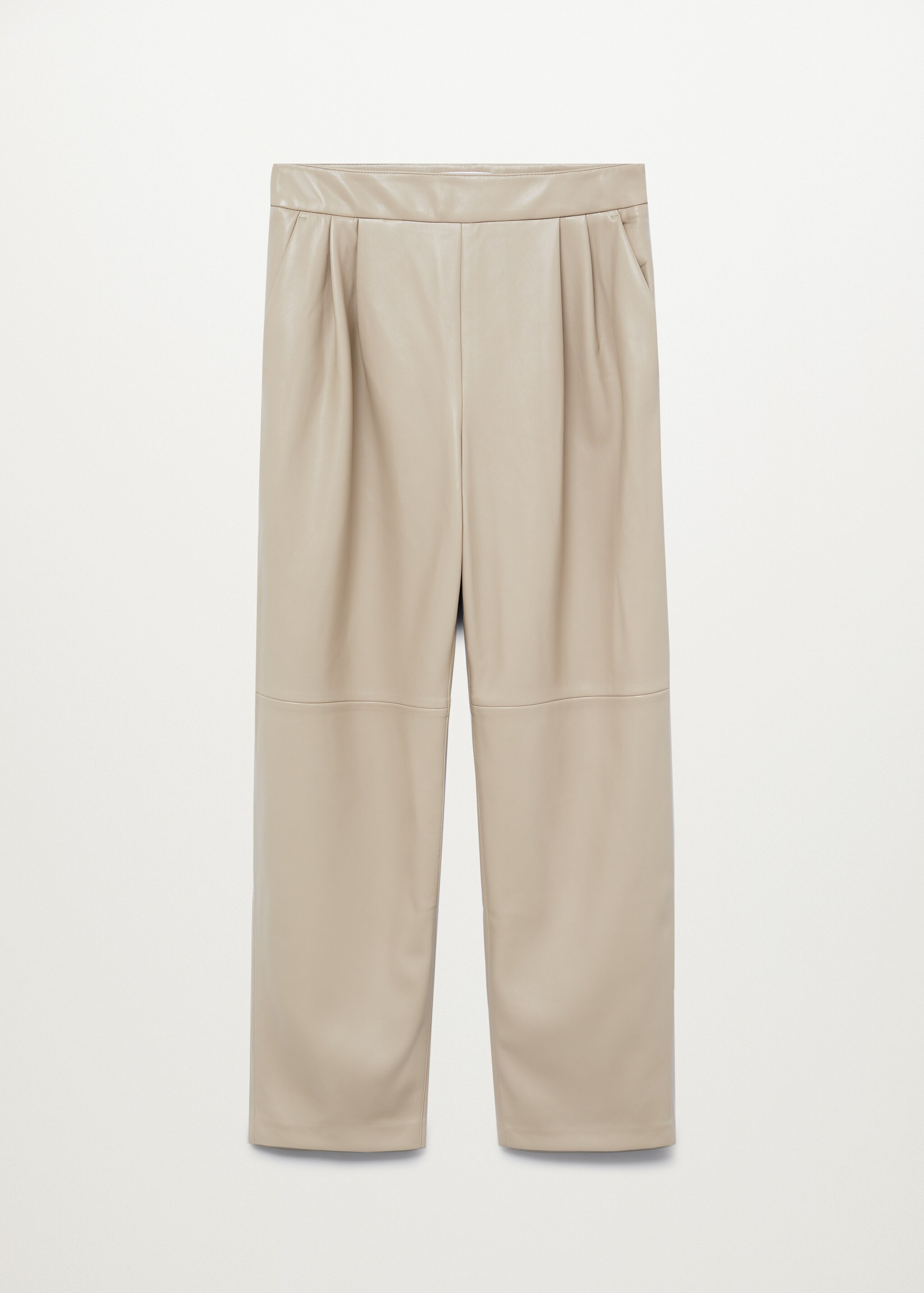 Pantalón efecto piel pinzas - Artículo sin modelo