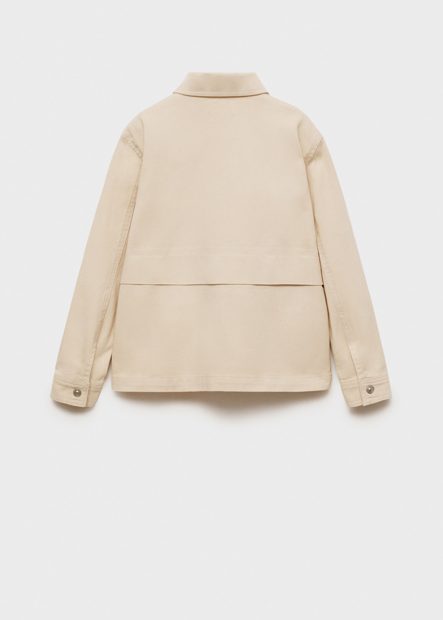 Twill jacket with pockets - Reverse of the article