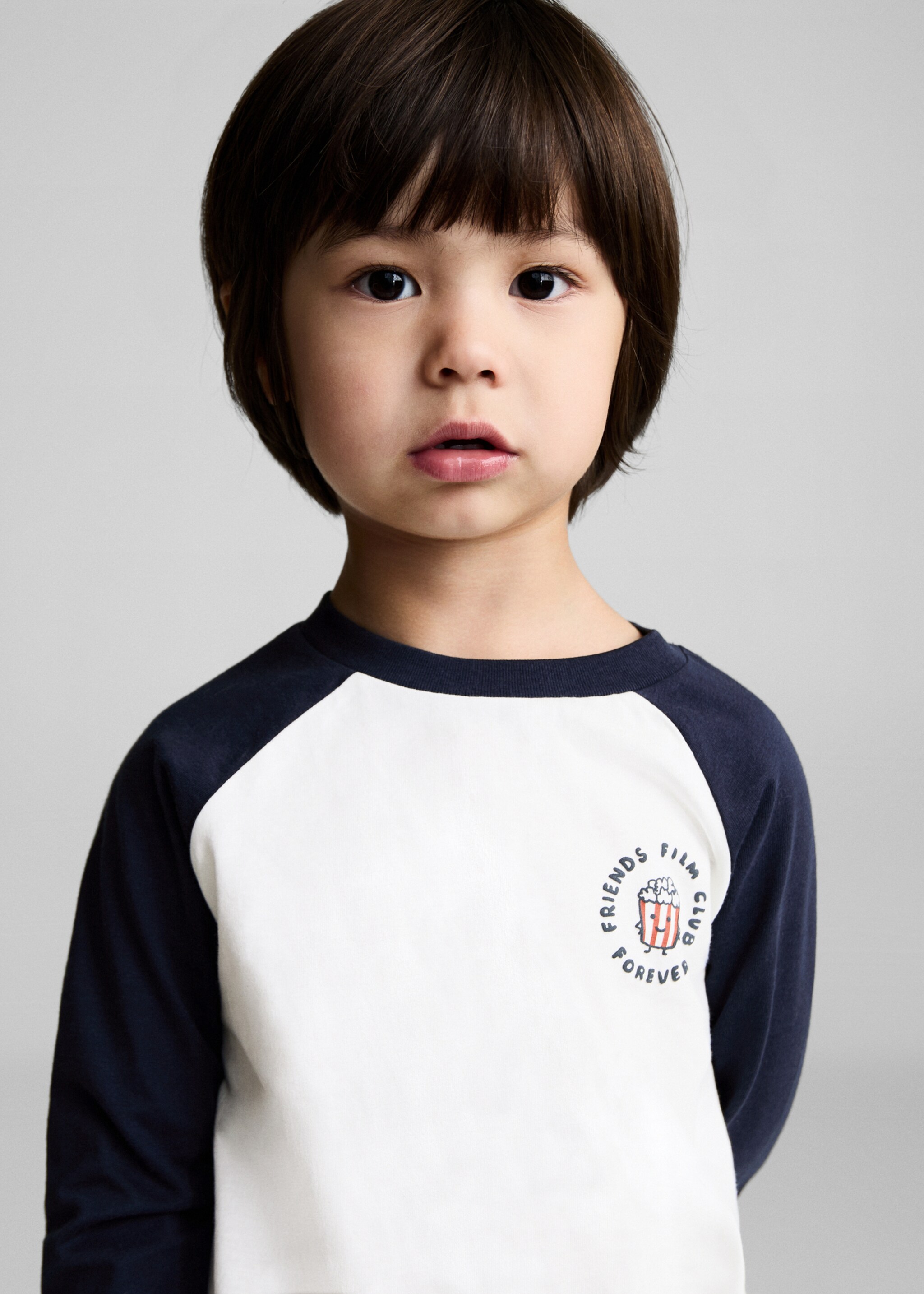 Samarreta cotó dibuix - Detall de l'article 1, Blau marí fosc. Ref: 87073274-00.