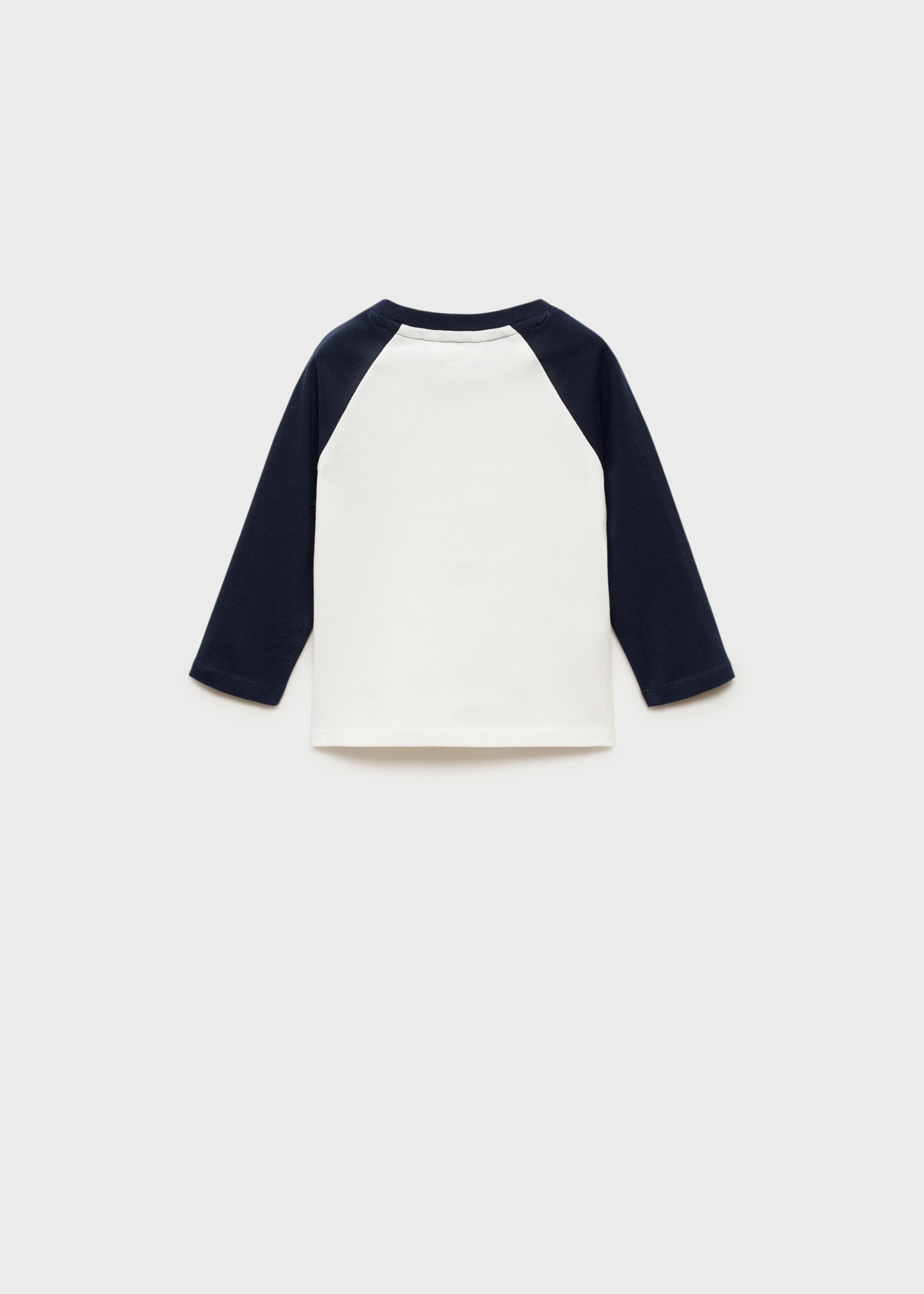 Samarreta cotó dibuix - Revers de l'article, Blau marí fosc. Ref: 87073274-00.