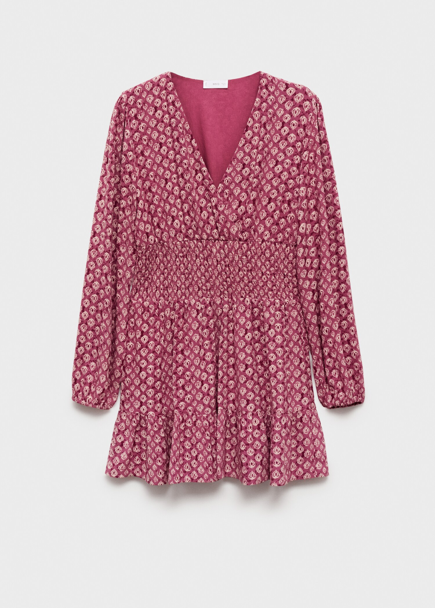 Printed short dress - Article without model