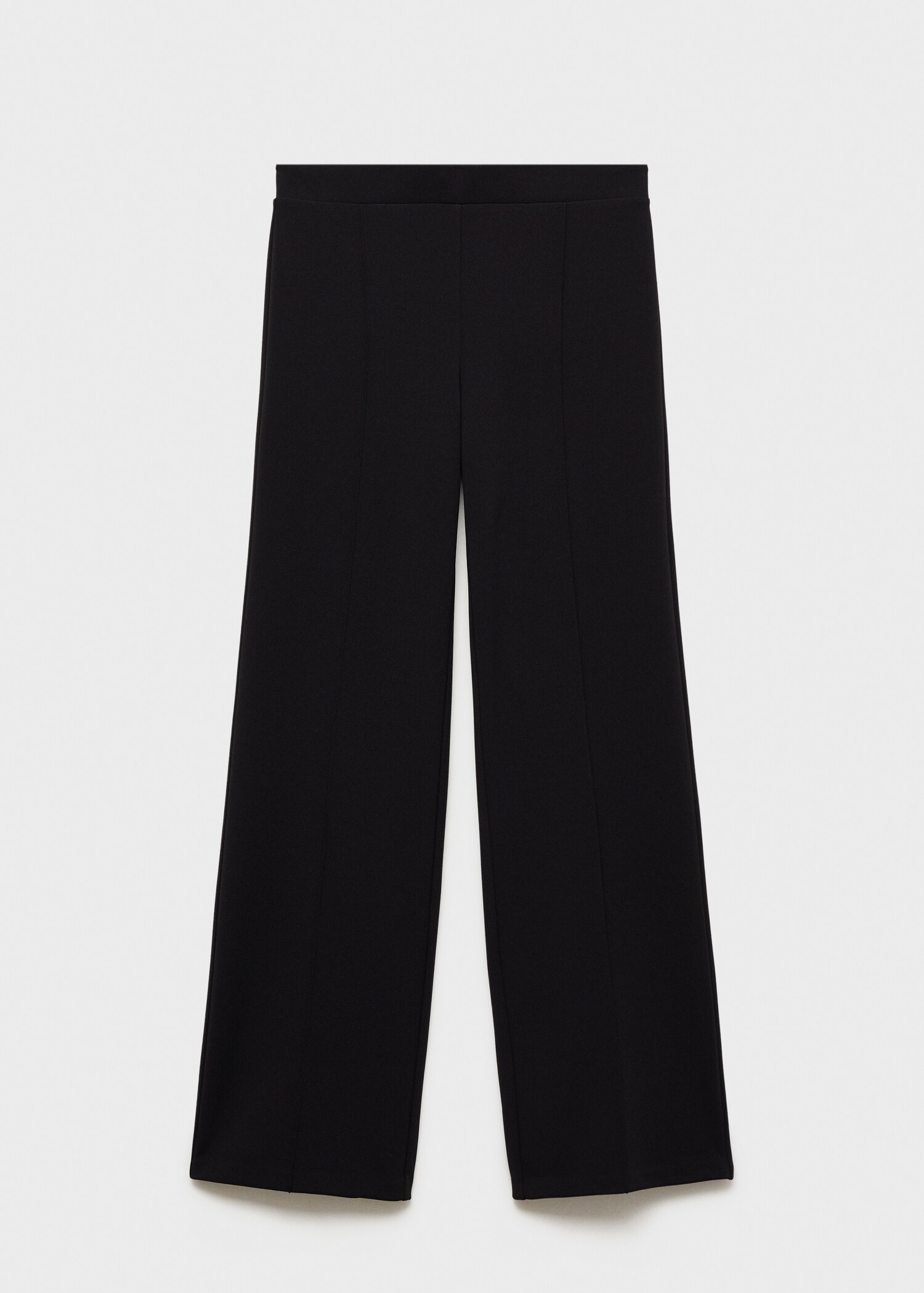 Straight knitted trousers - Article without model