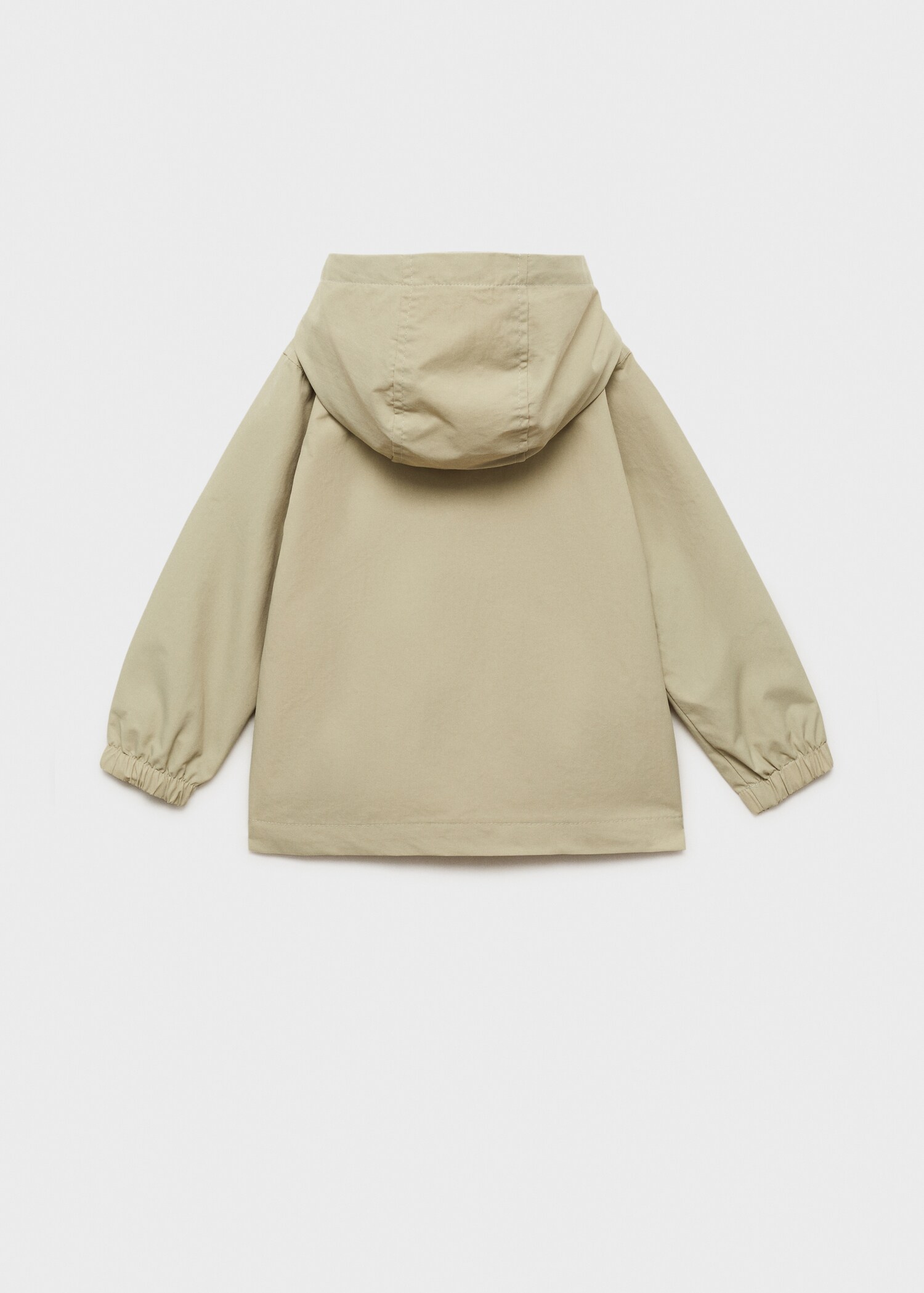 Quilted hooded parka - Reverse of the article