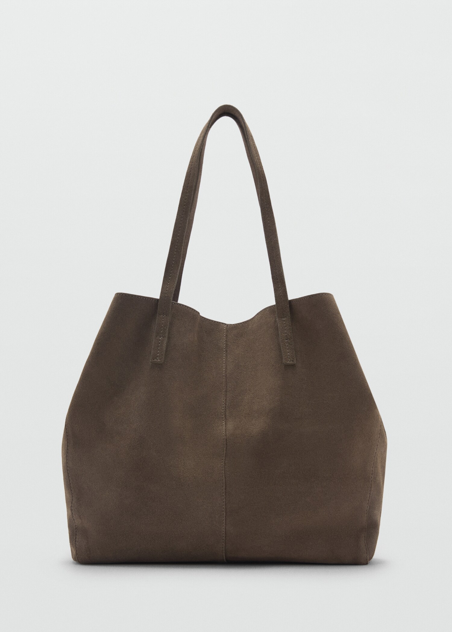 Suede shopper bag - Article without model