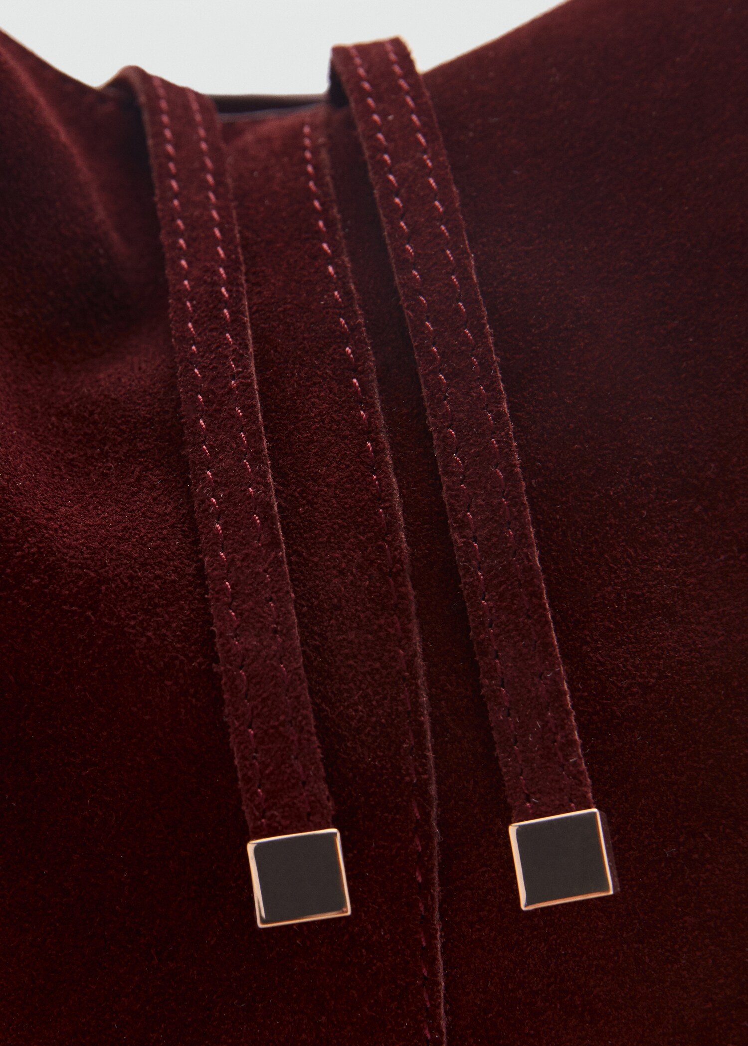Suede shopper bag - Details of the article 2
