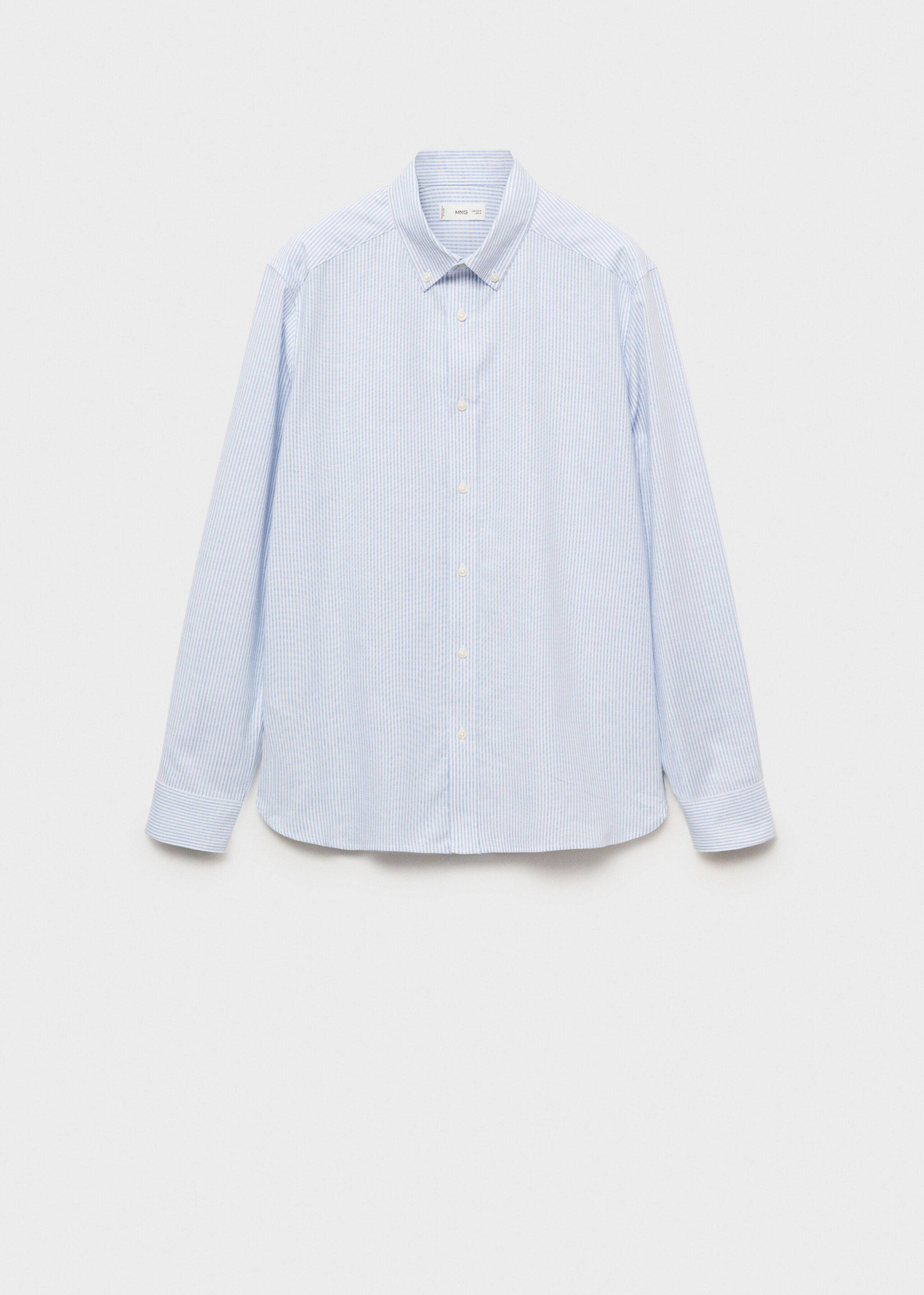 Oxford shirt - Article without model, Blue. Ref: 87073283-00.