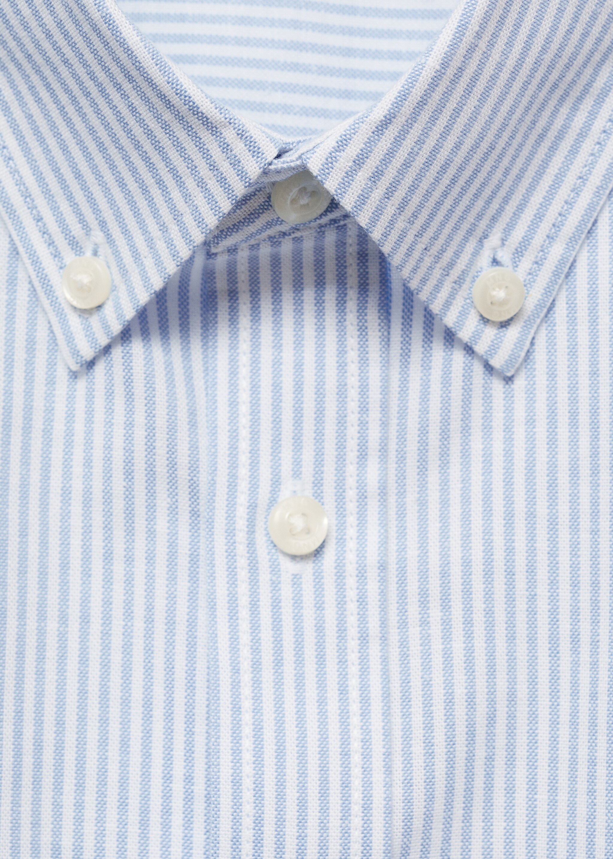 Oxford shirt - Details of the article 8, Blue. Ref: 87073283-00.