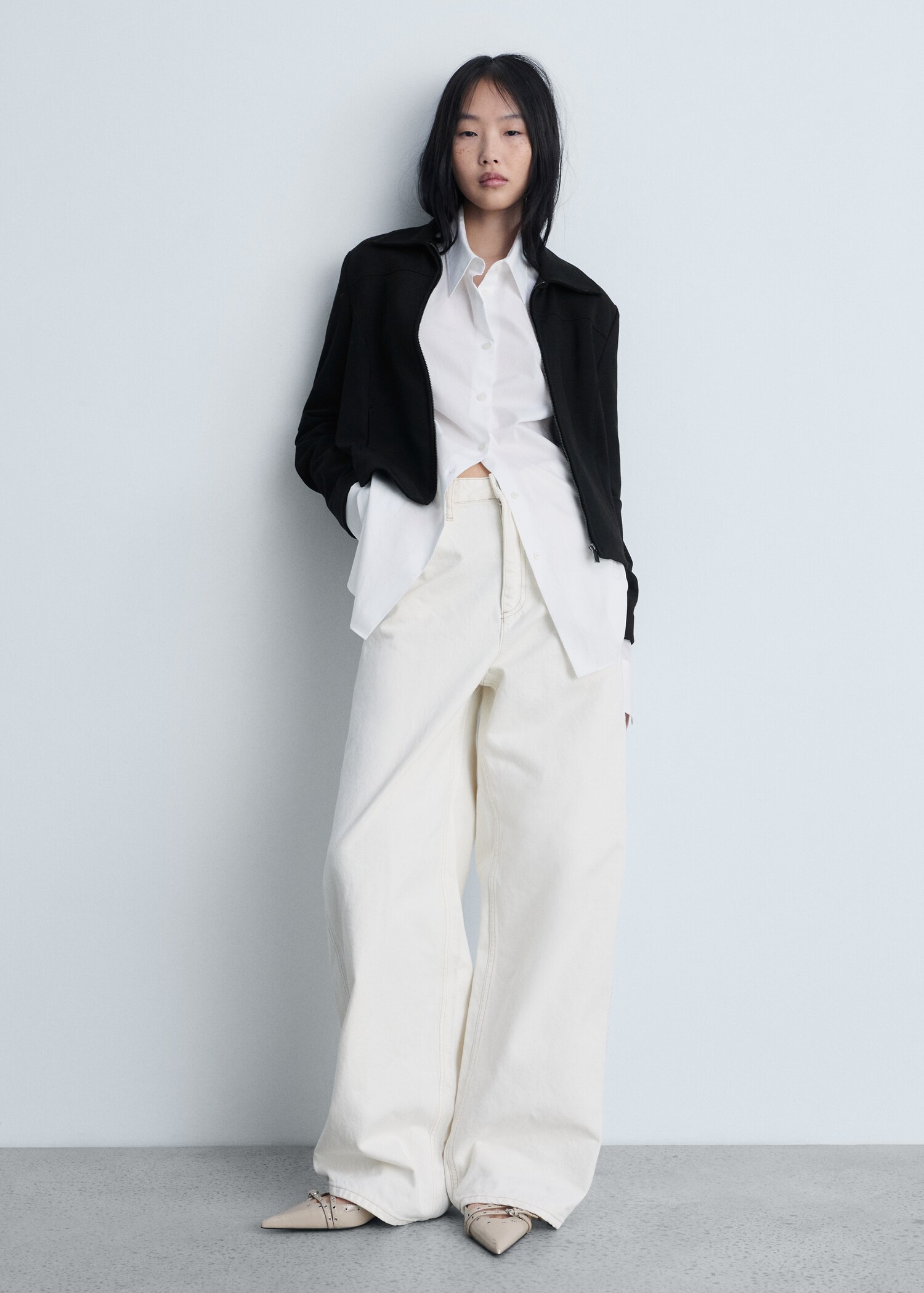 Zipper fitted jacket - Details of the article 2