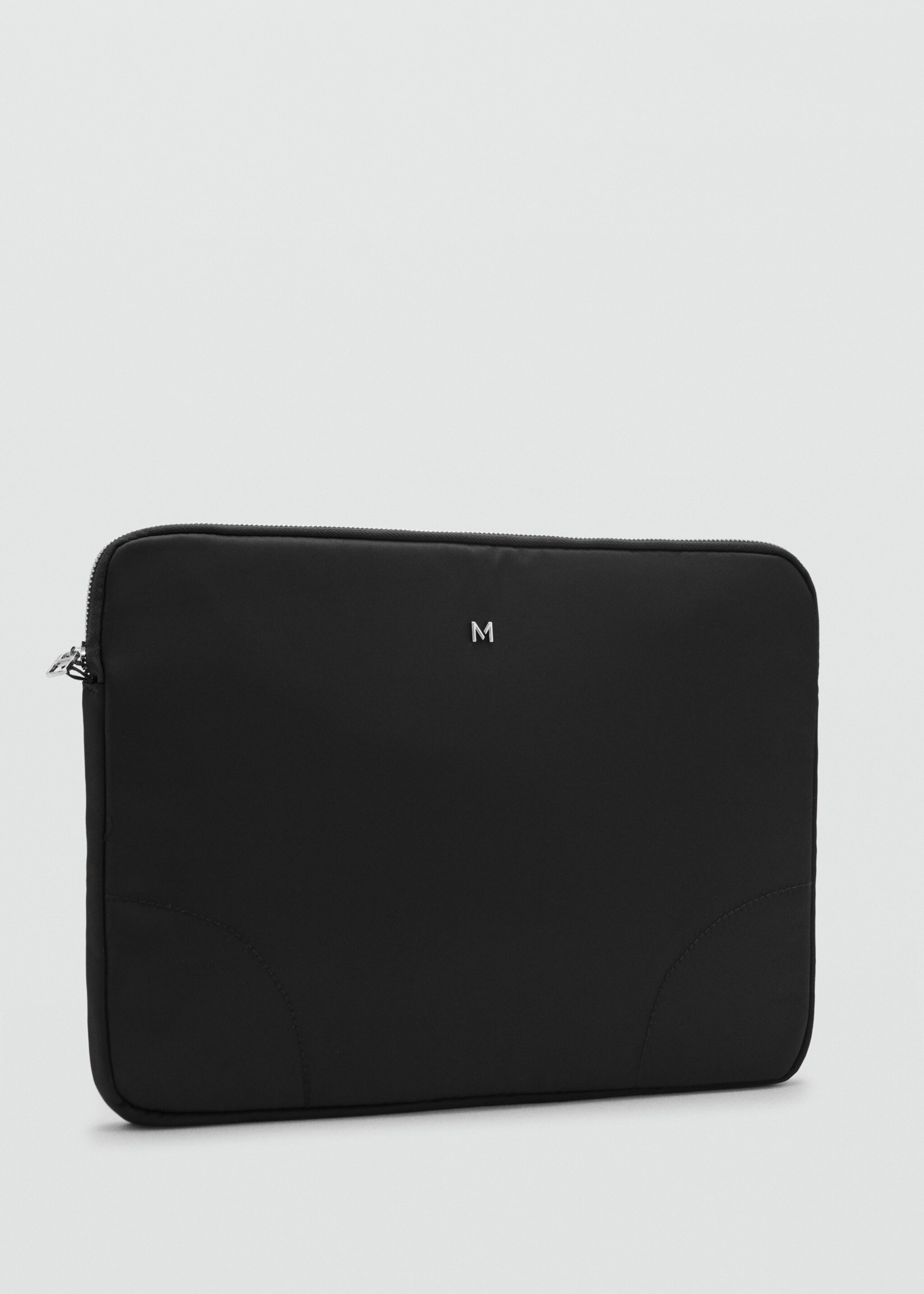 Etui na laptopa z nylonu - Plan średni, Czarny. Ref: 87073285-00.