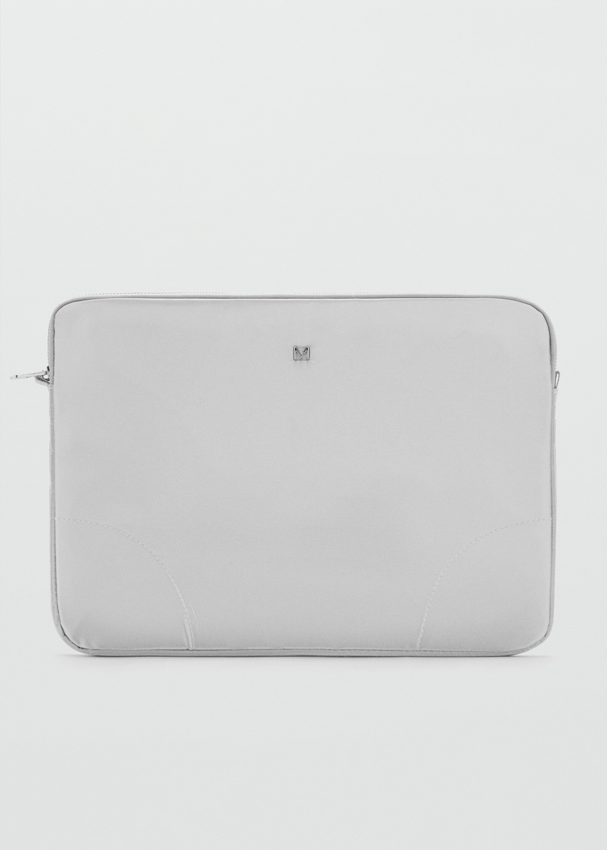 Nylon laptop case - Article without model, Silver. Ref: 87073285-00.