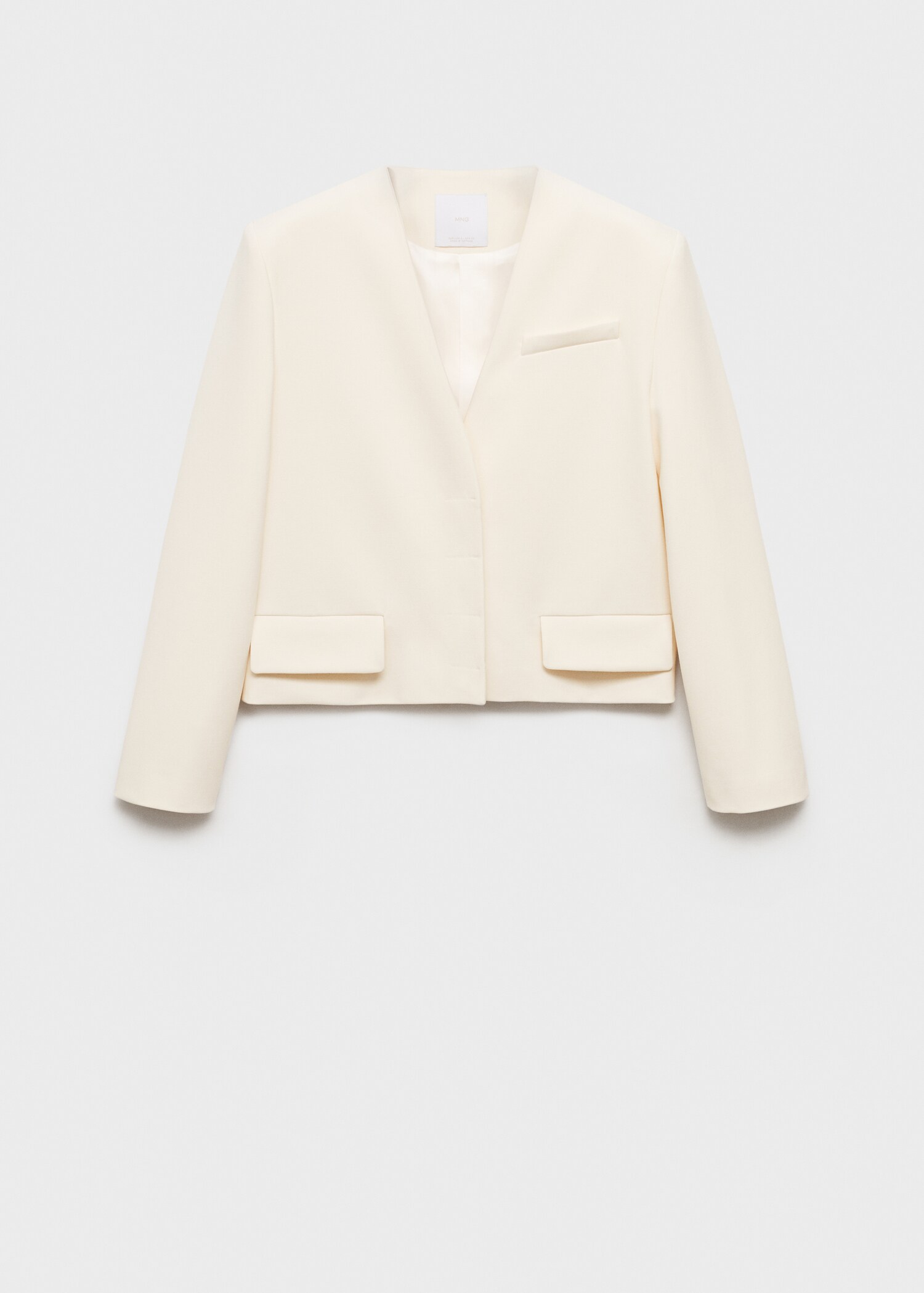 Structured cropped jacket - Article without model