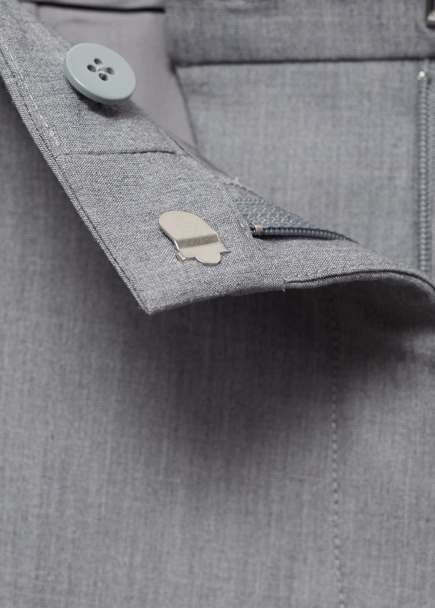 Straight suit trousers - Details of the article 8