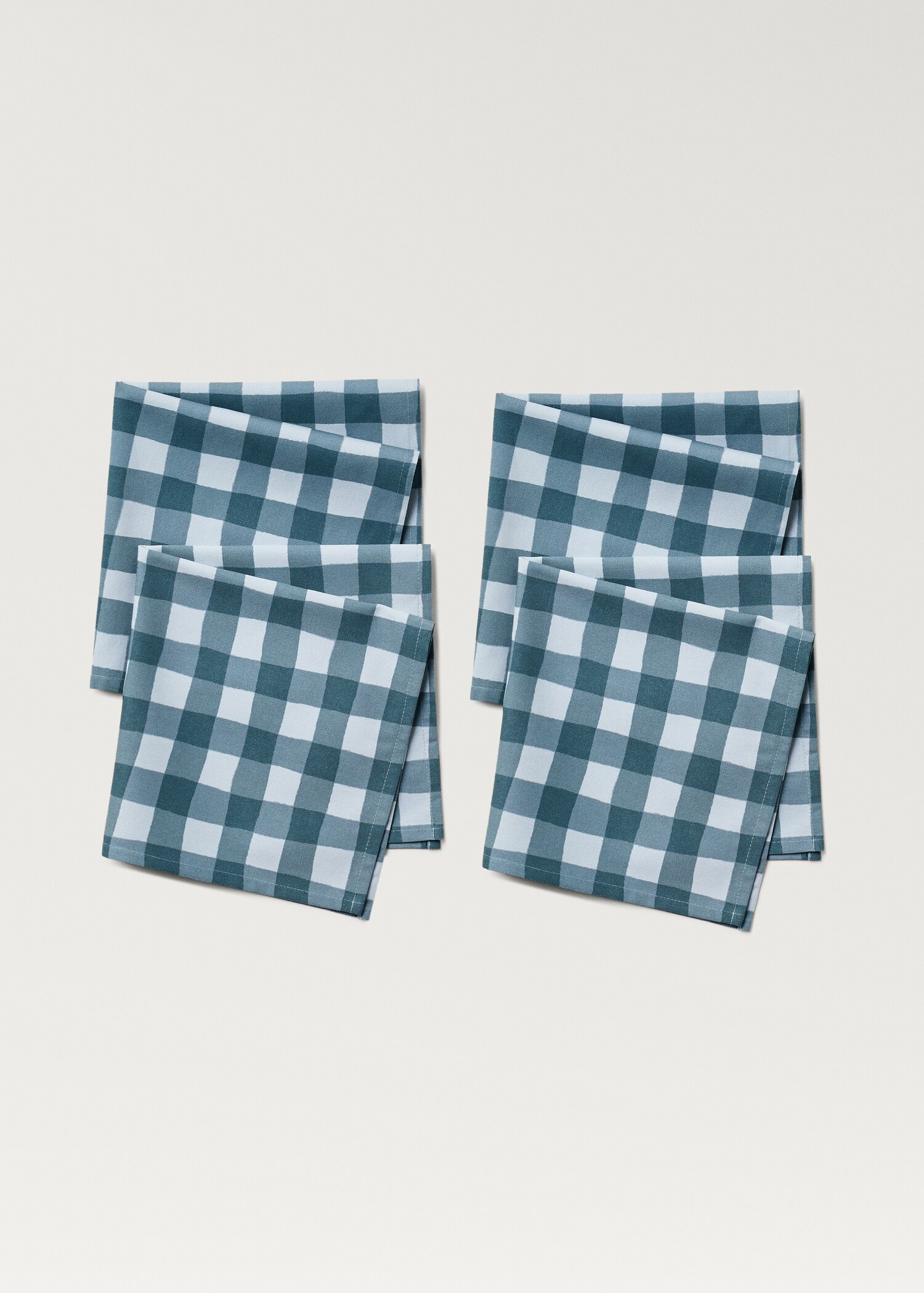 Cotton check napkins - Details of the article 1