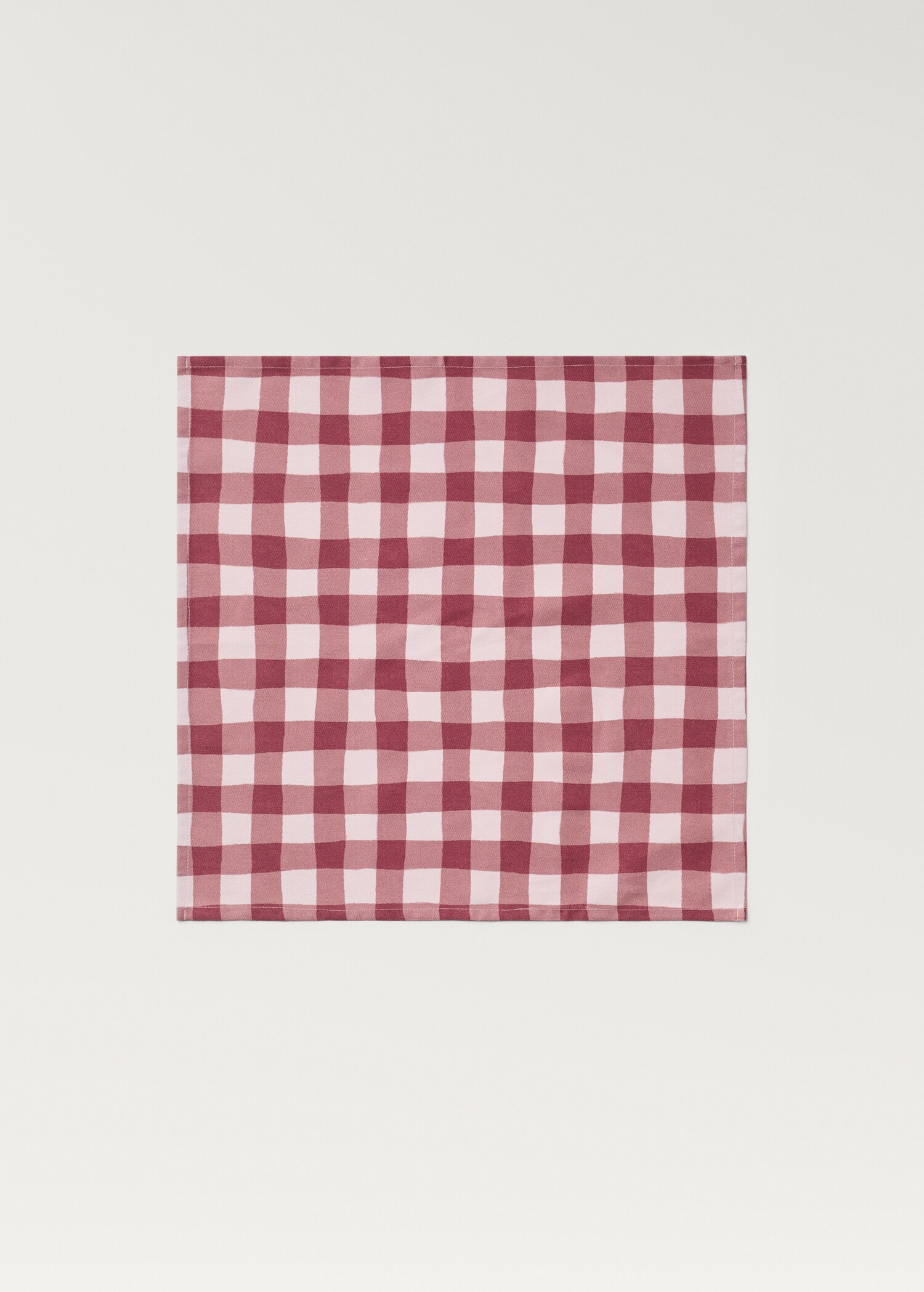 Cotton check napkins - Article without model